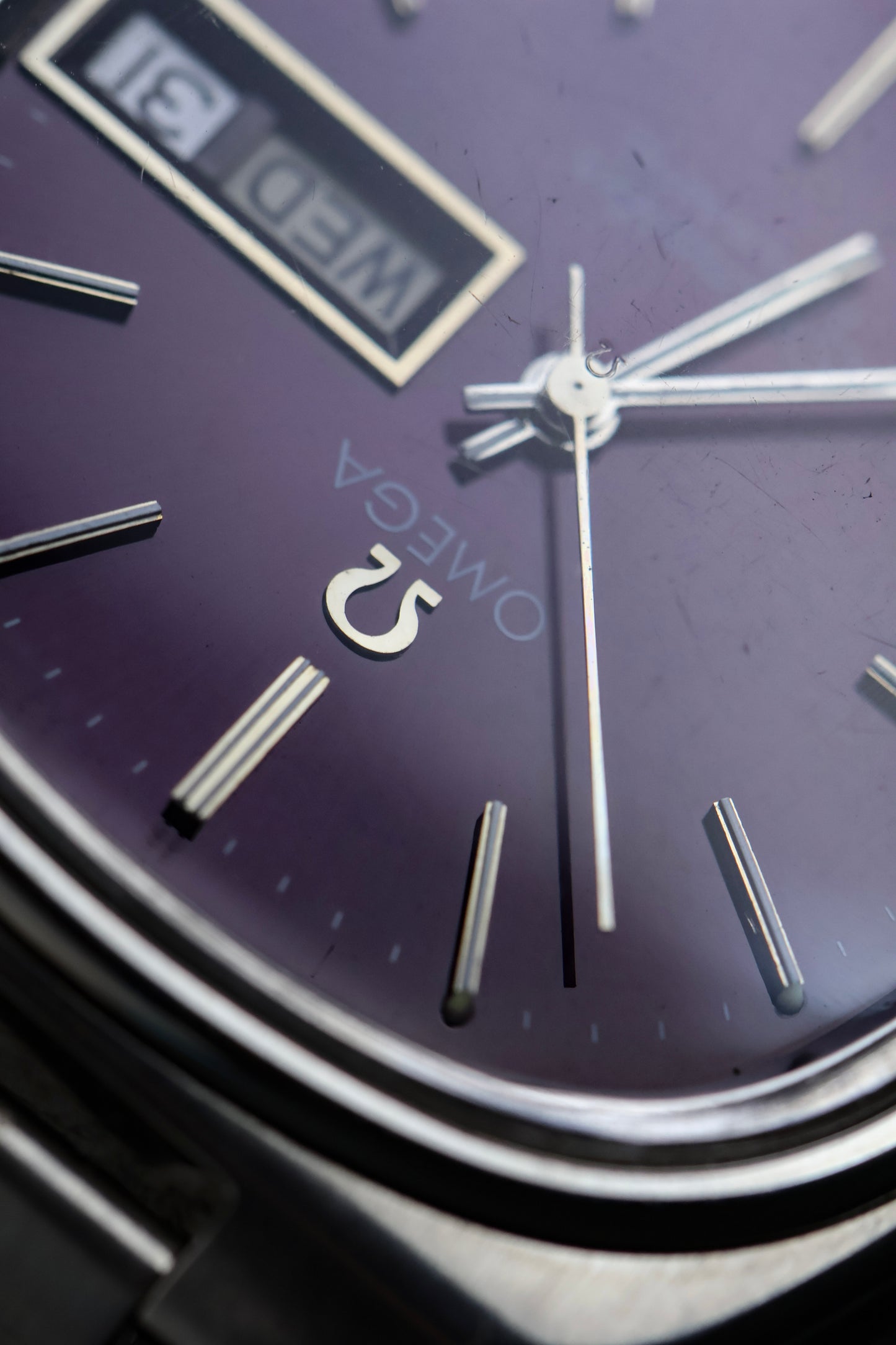Omega Seamaster TV - Purple Dial