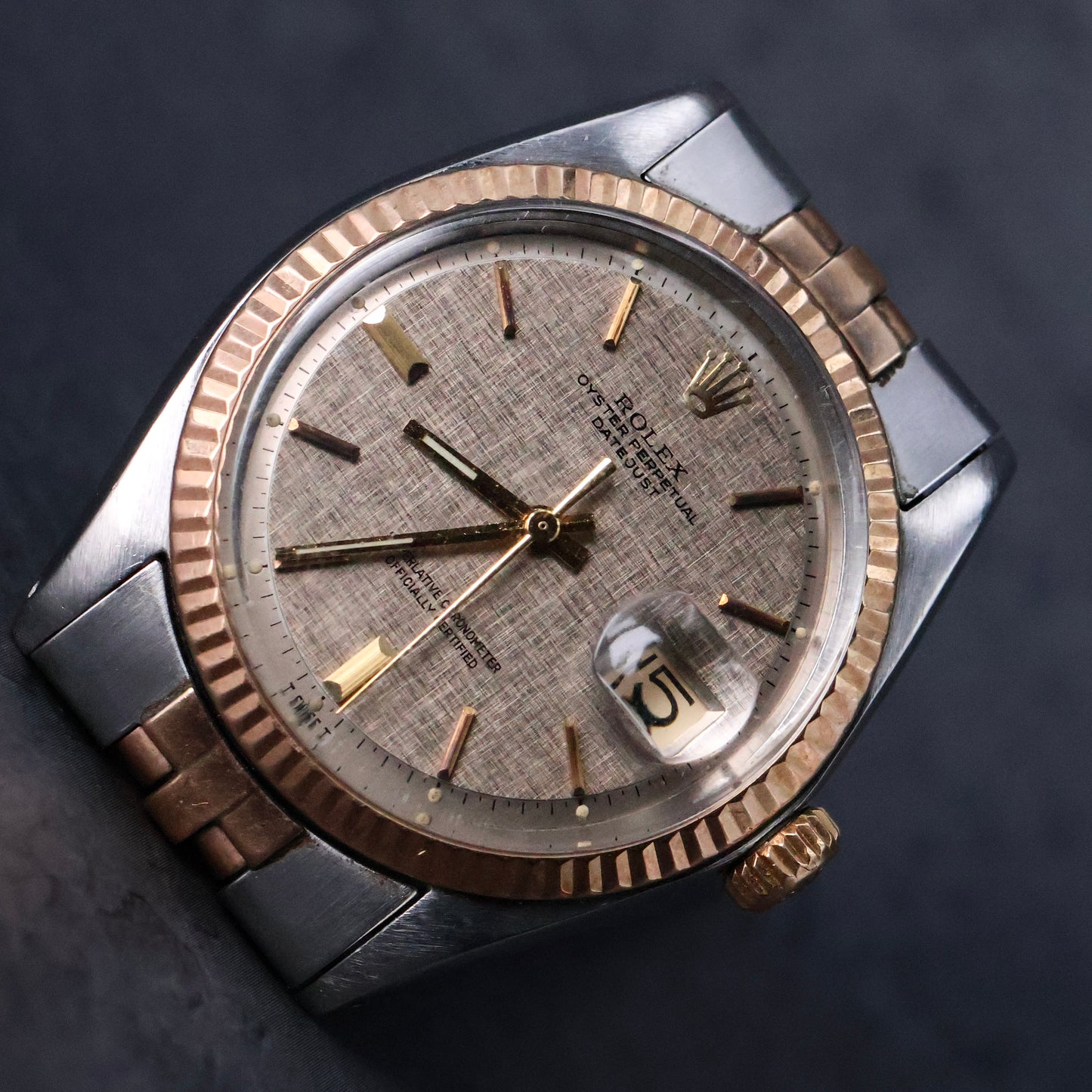 Rolex Datejust Grey Linen Dial