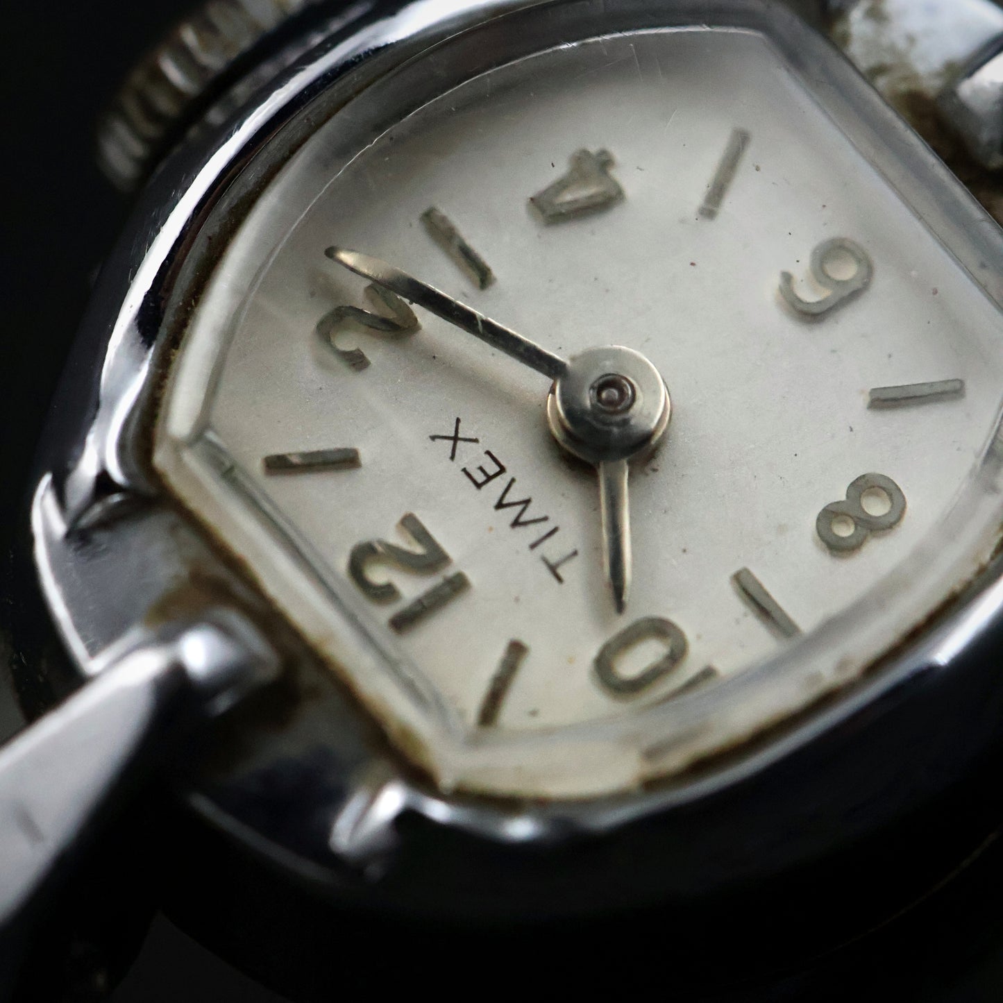 Timex Silver Oval Bangle