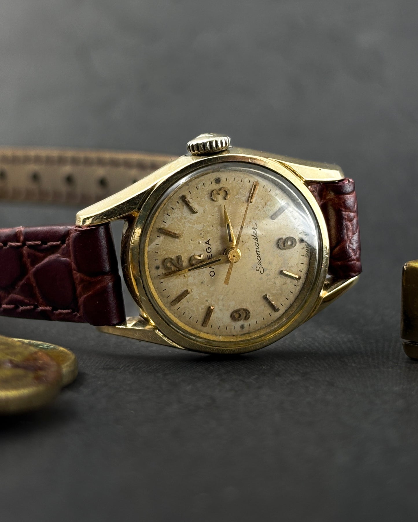 Omega Seamaster Cocktail Watch | 10K Gold Top | 1950s