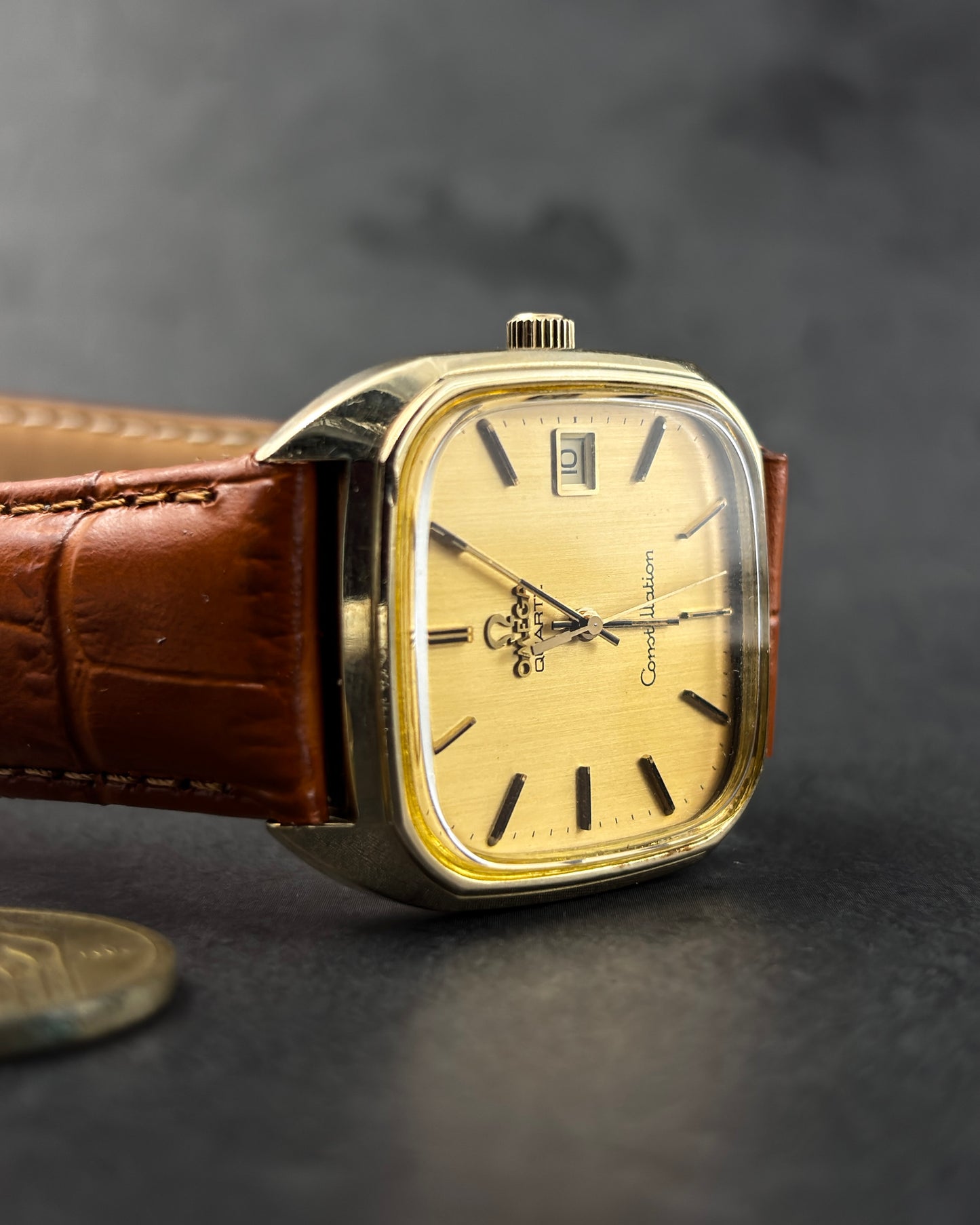 Omega Constellation Quartz Men’s 10k Gold