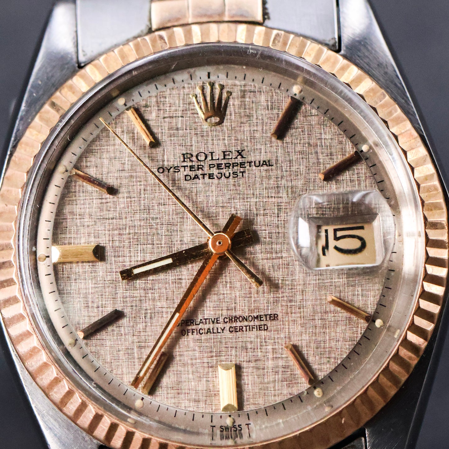 Rolex Datejust Grey Linen Dial