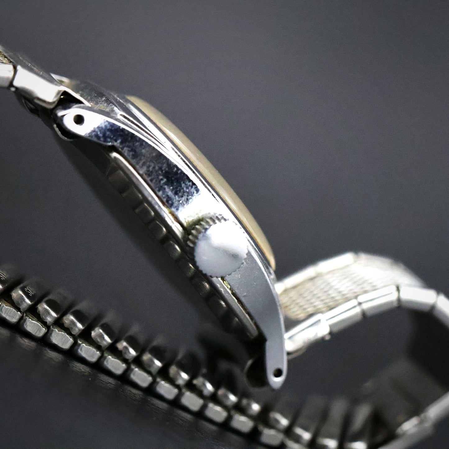 Timex Silver Mechanical with Mesh Bracelet