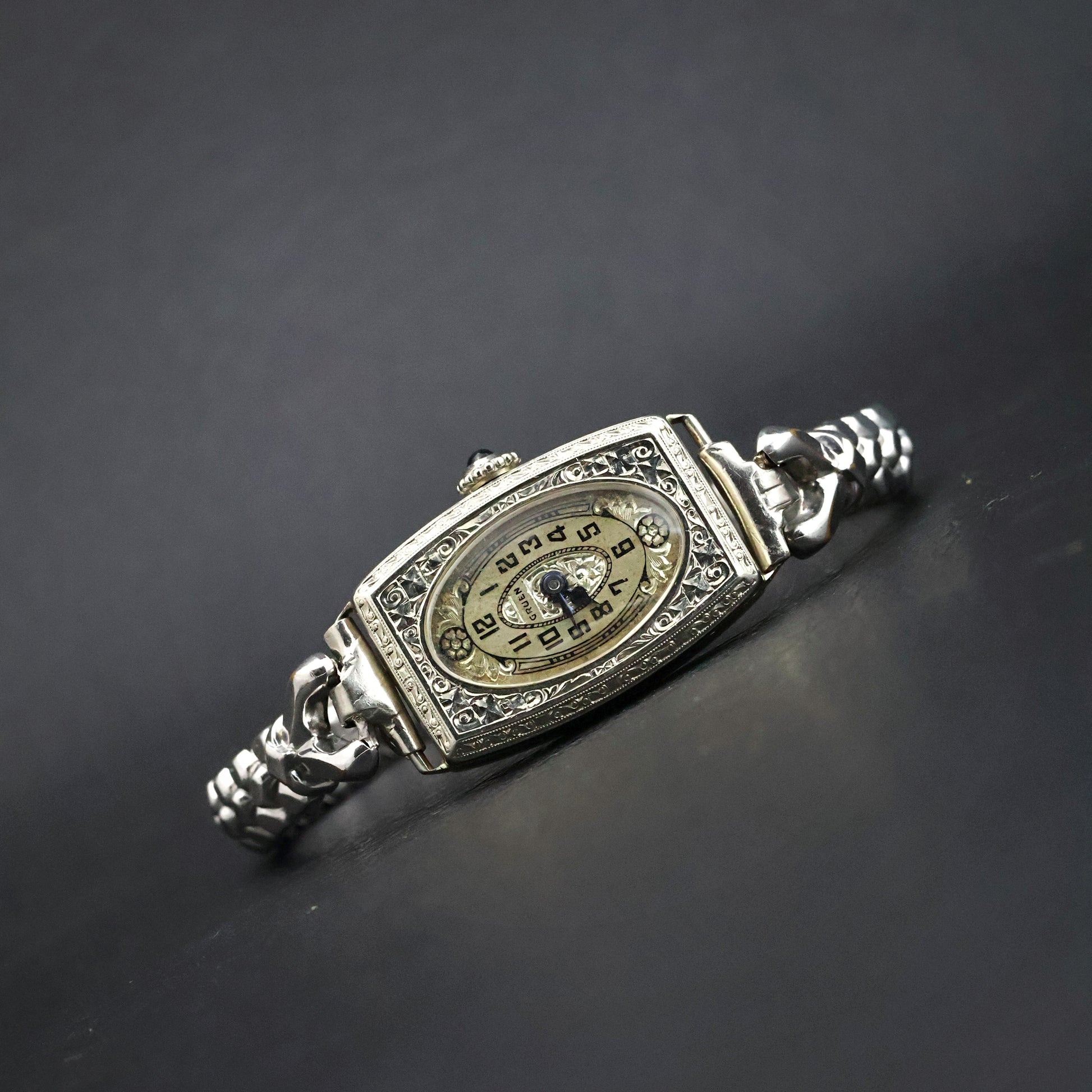 Gruen Art Deco Filigree Ladies' Watch