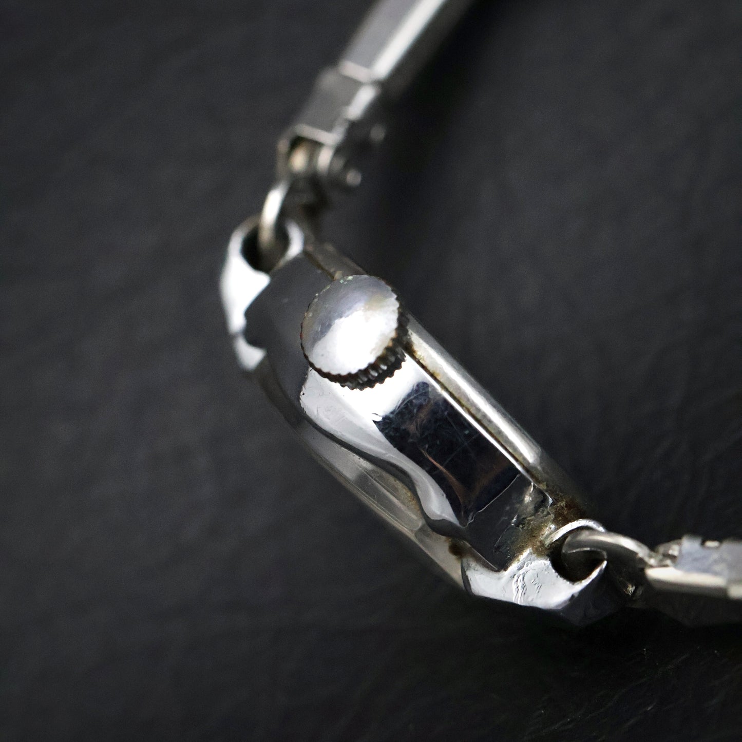 Timex Silver Oval Bangle