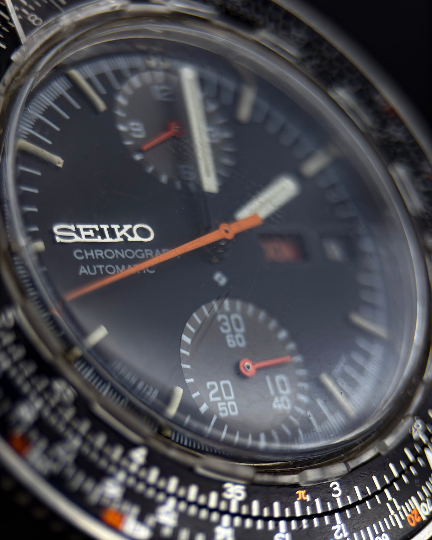 Seiko Chronograph Slide Rule Calculator