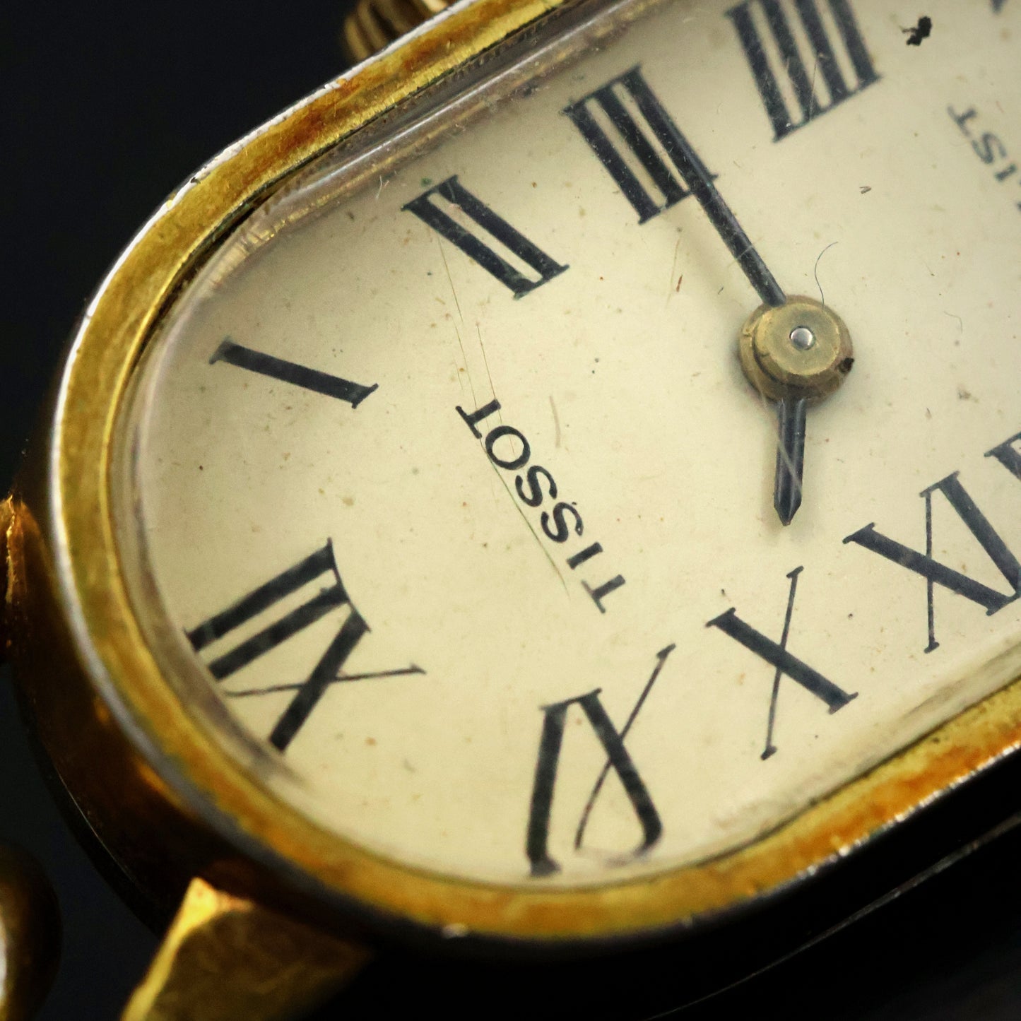 Tissot Stylist Gold Curb-Chain Ladies' Watch