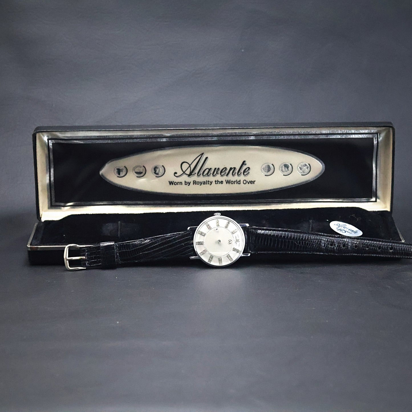 Alavente Mystery Dial Diamond Dress Watch