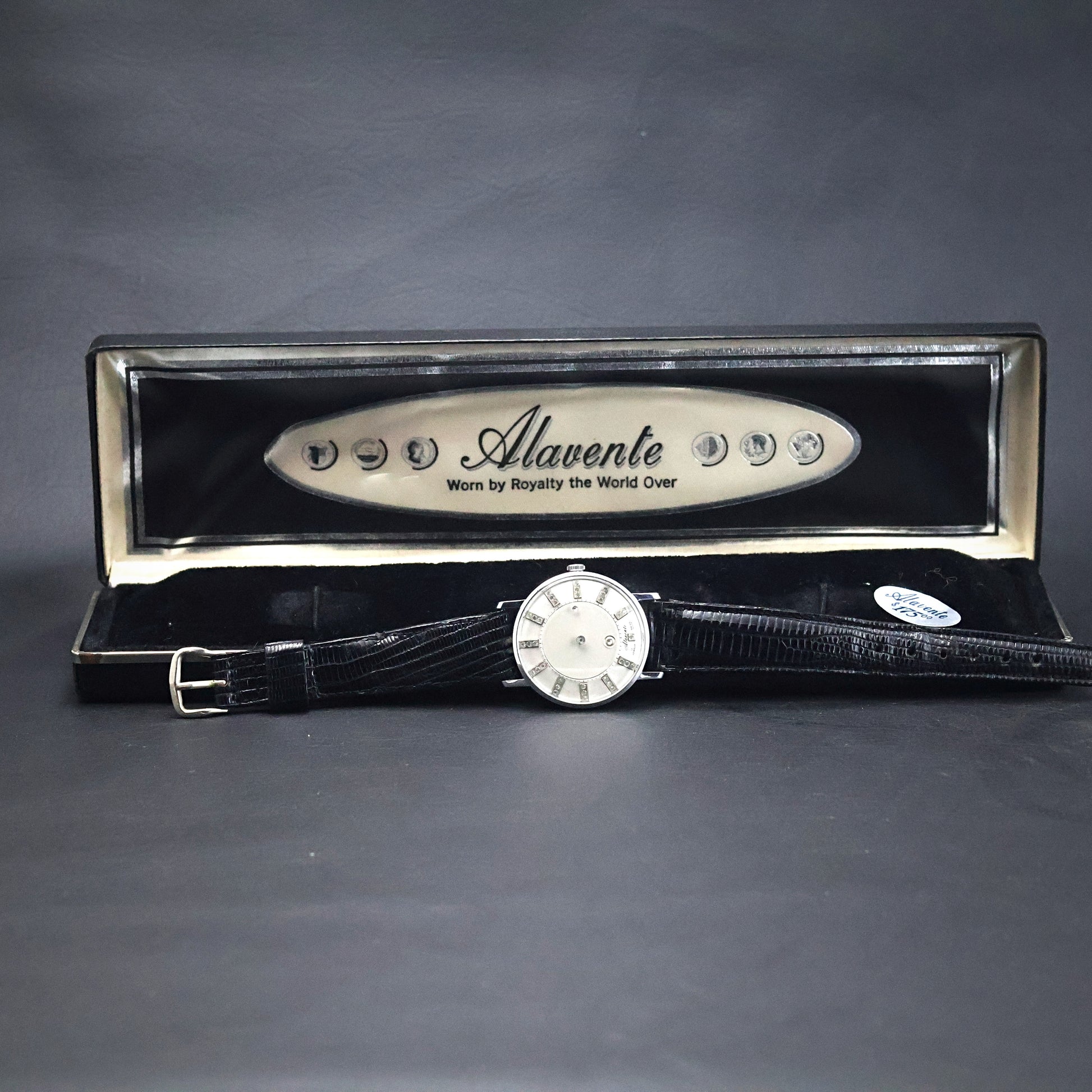 Alavente Mystery Dial Diamond Dress Watch