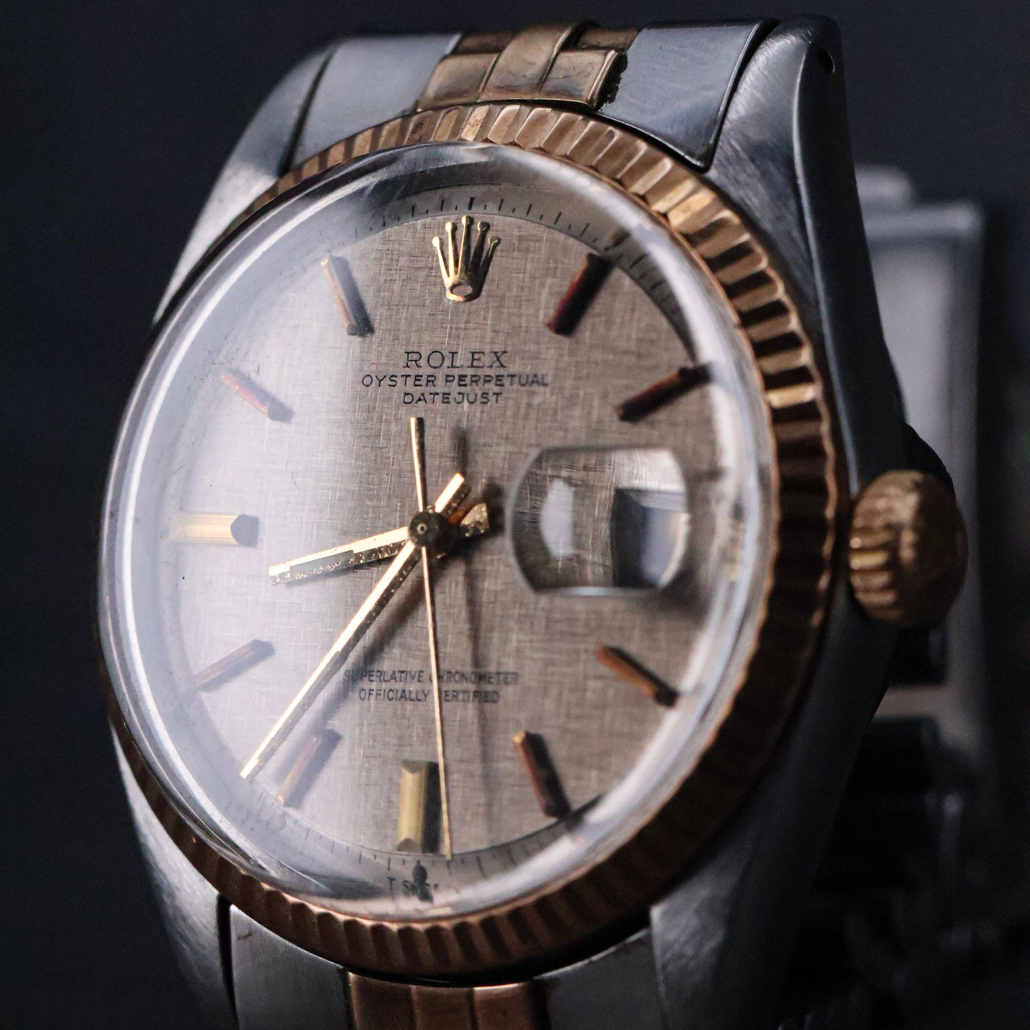 Rolex Datejust Grey Linen Dial