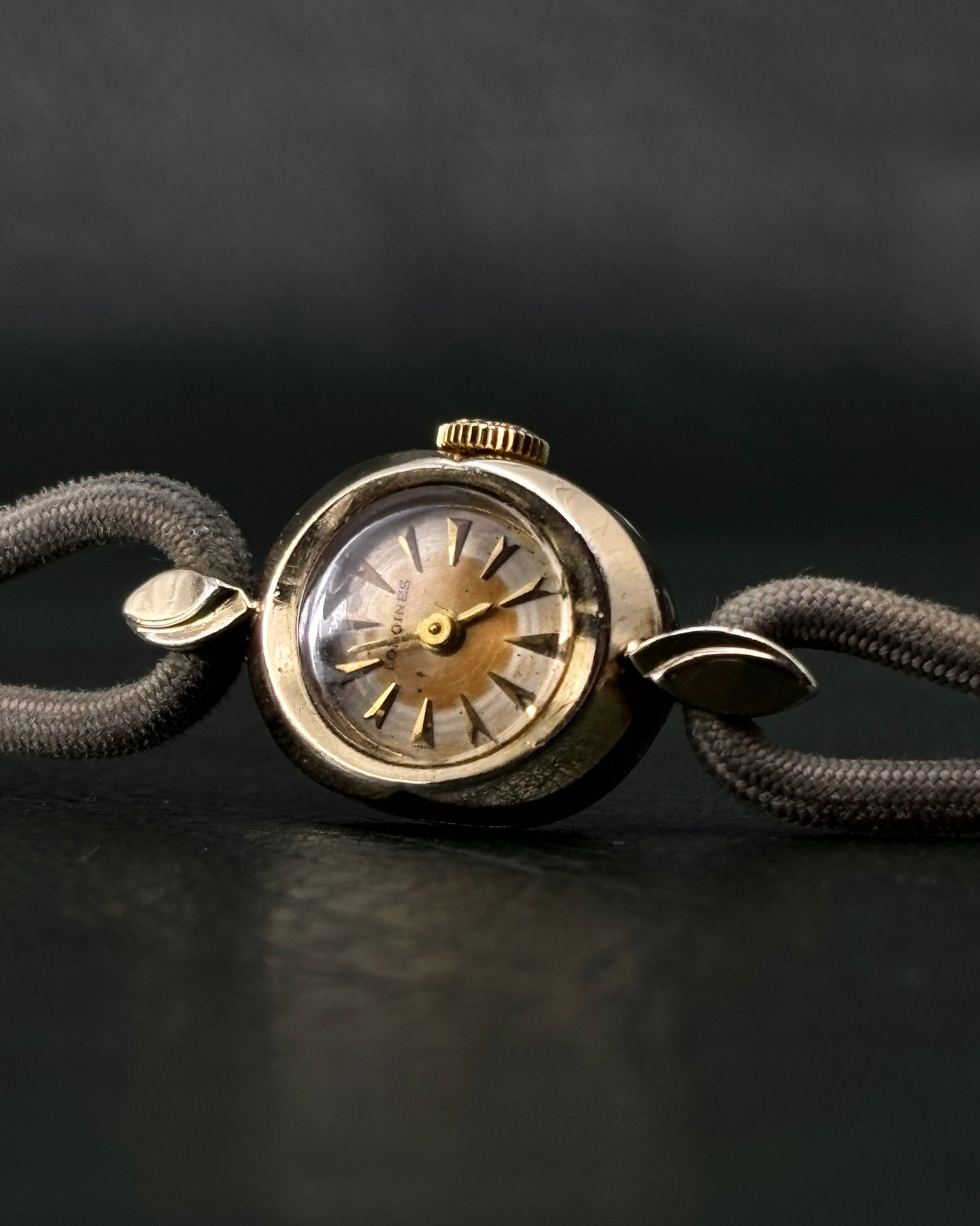 Longines Ladies Cocktail Watch- Gold Cap