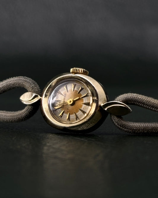 Longines Ladies Cocktail Watch- Gold Cap