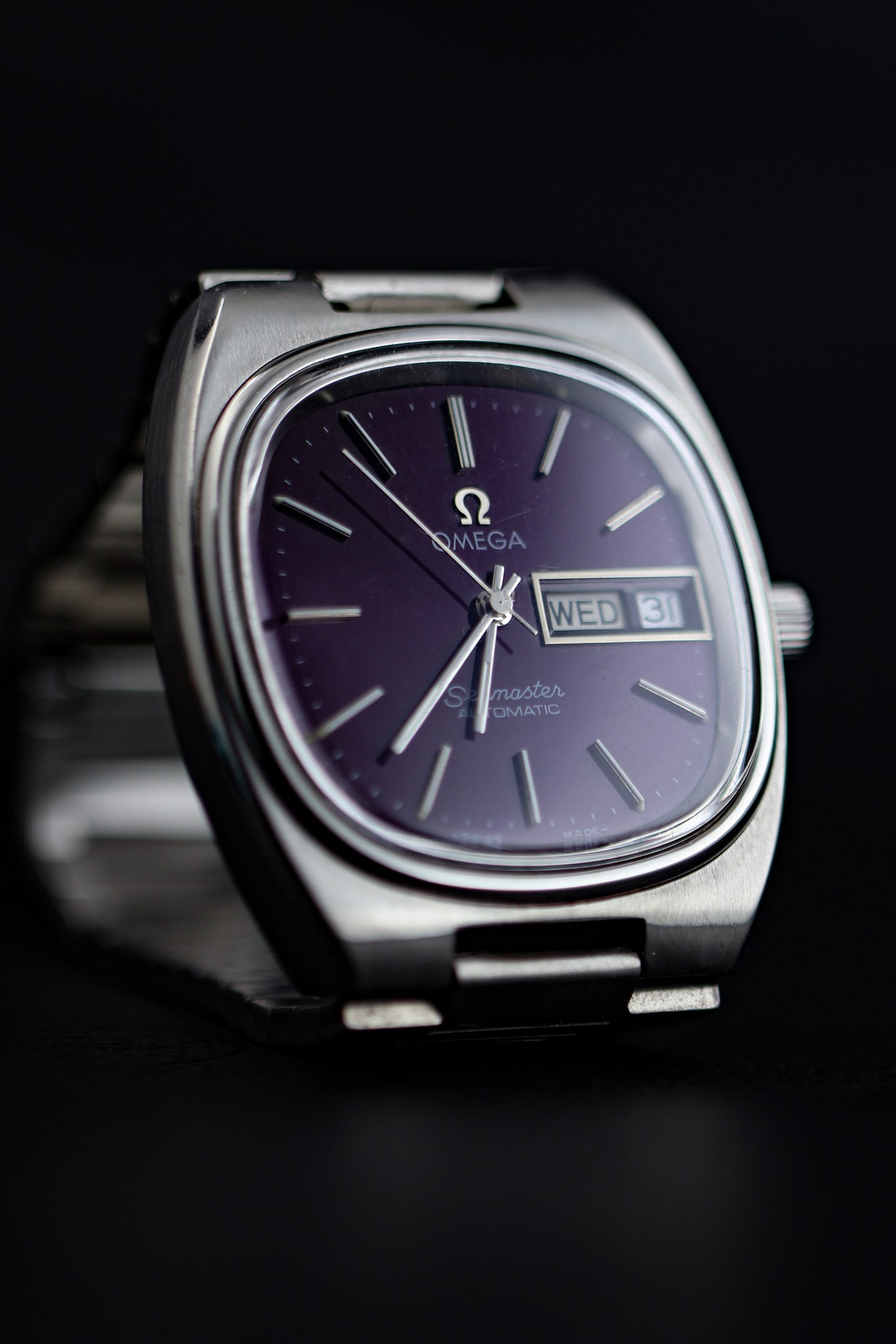 Omega Seamaster TV - Purple Dial