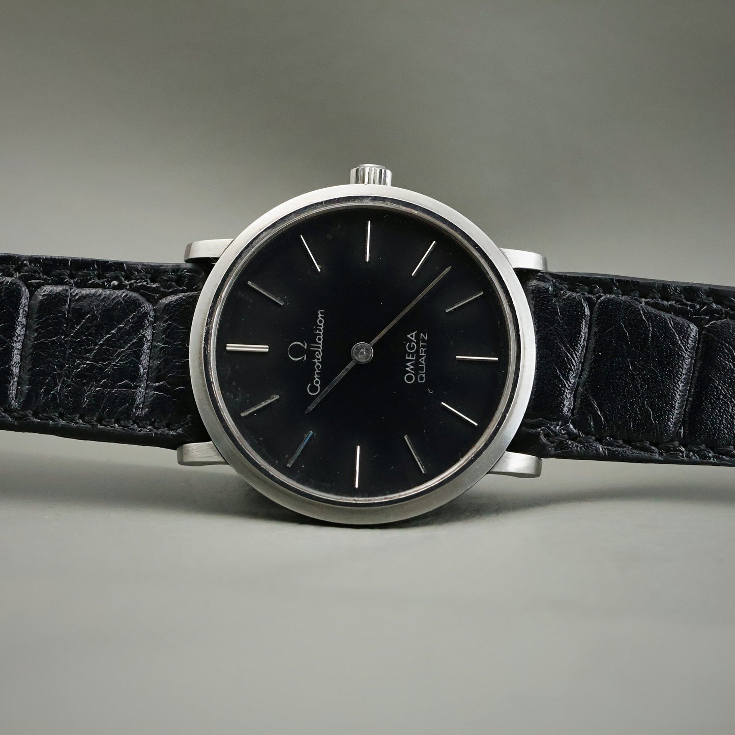 Omega Constellation Quartz - Rare Black Dial