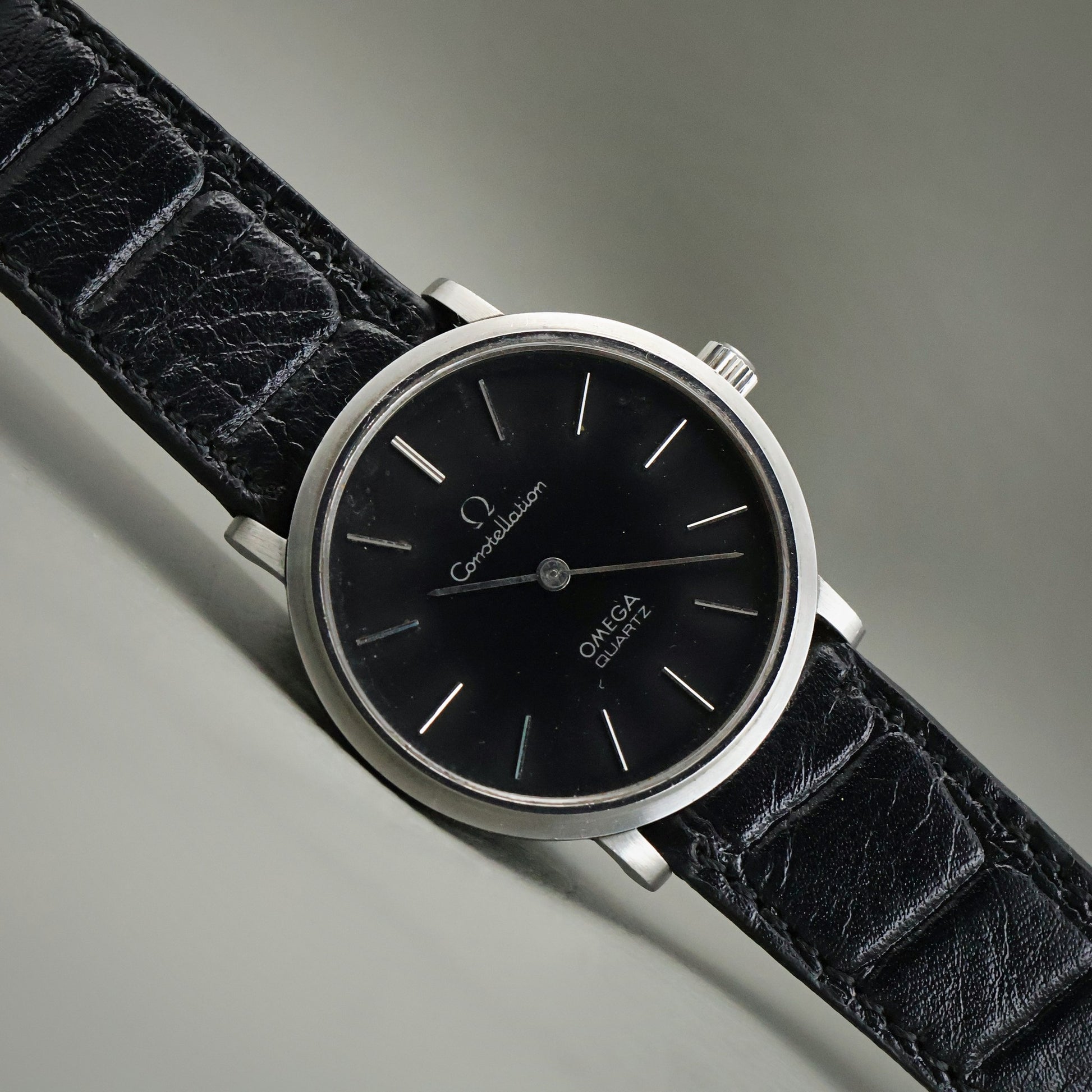 Omega Constellation Quartz - Rare Black Dial