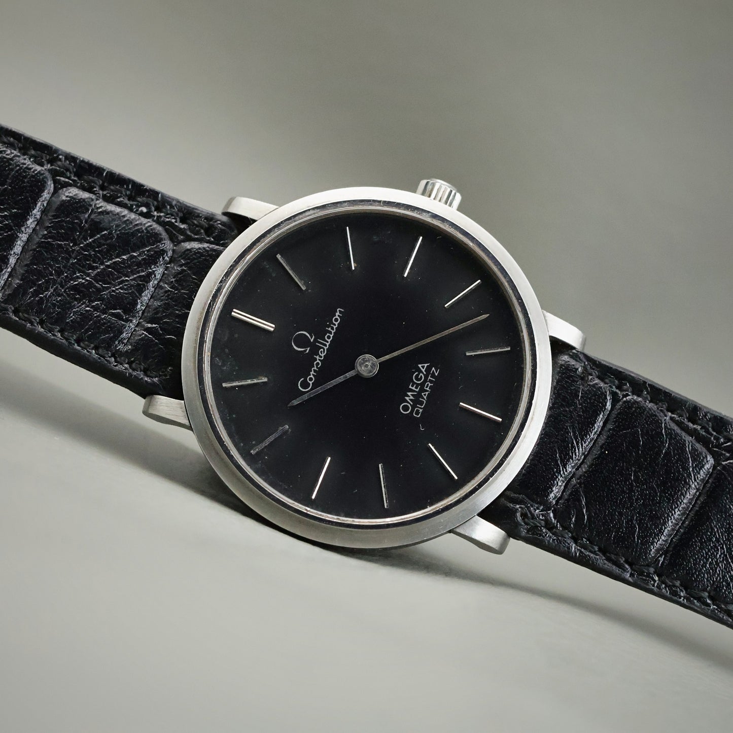 Omega Constellation Quartz - Rare Black Dial