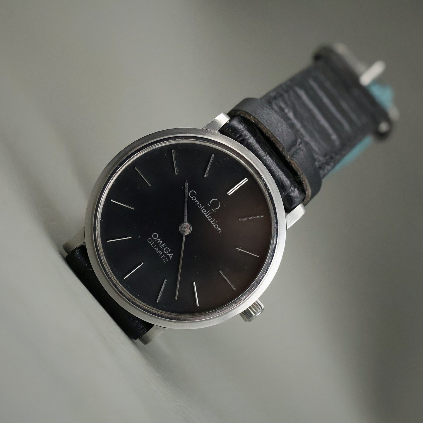 Omega Constellation Quartz - Rare Black Dial