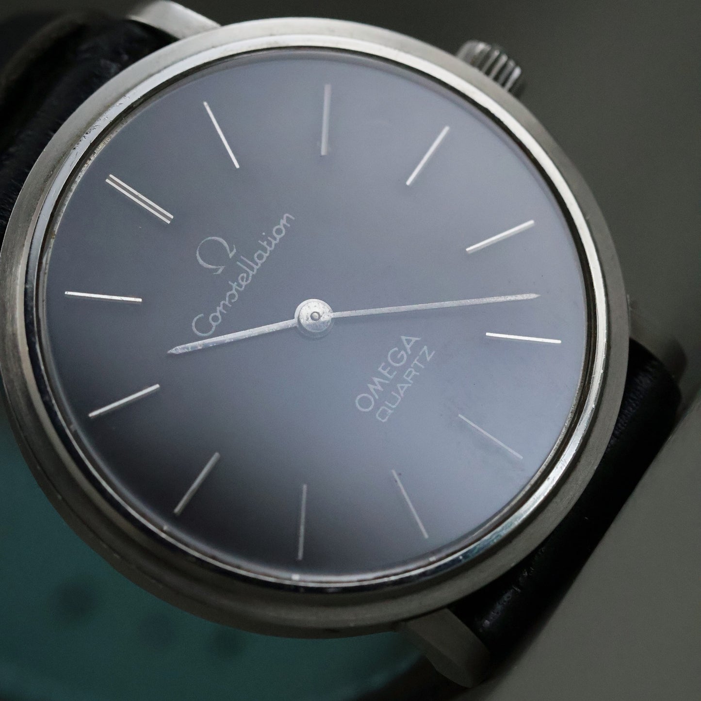 Omega Constellation Quartz - Rare Black Dial