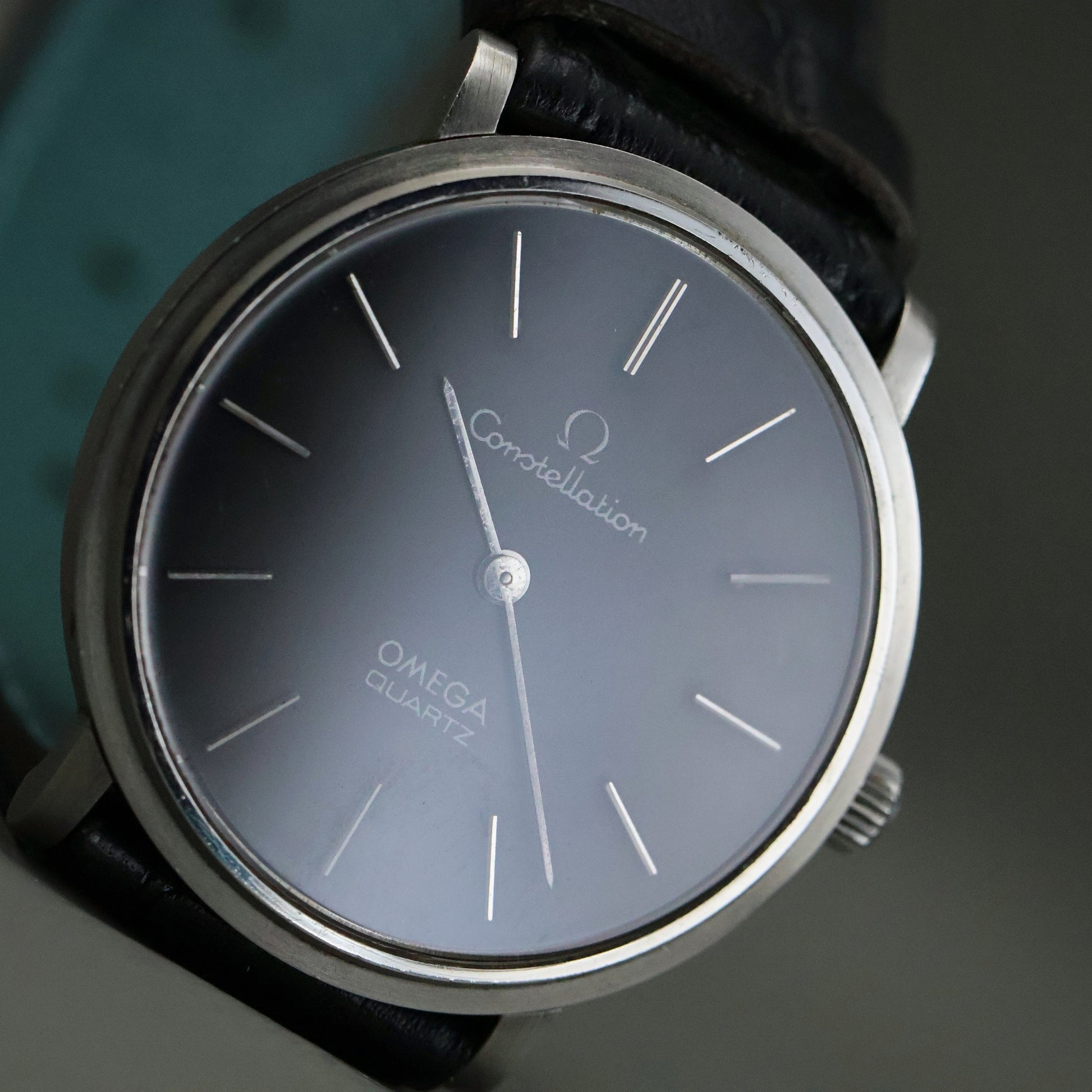 Omega Constellation Quartz - Rare Black Dial