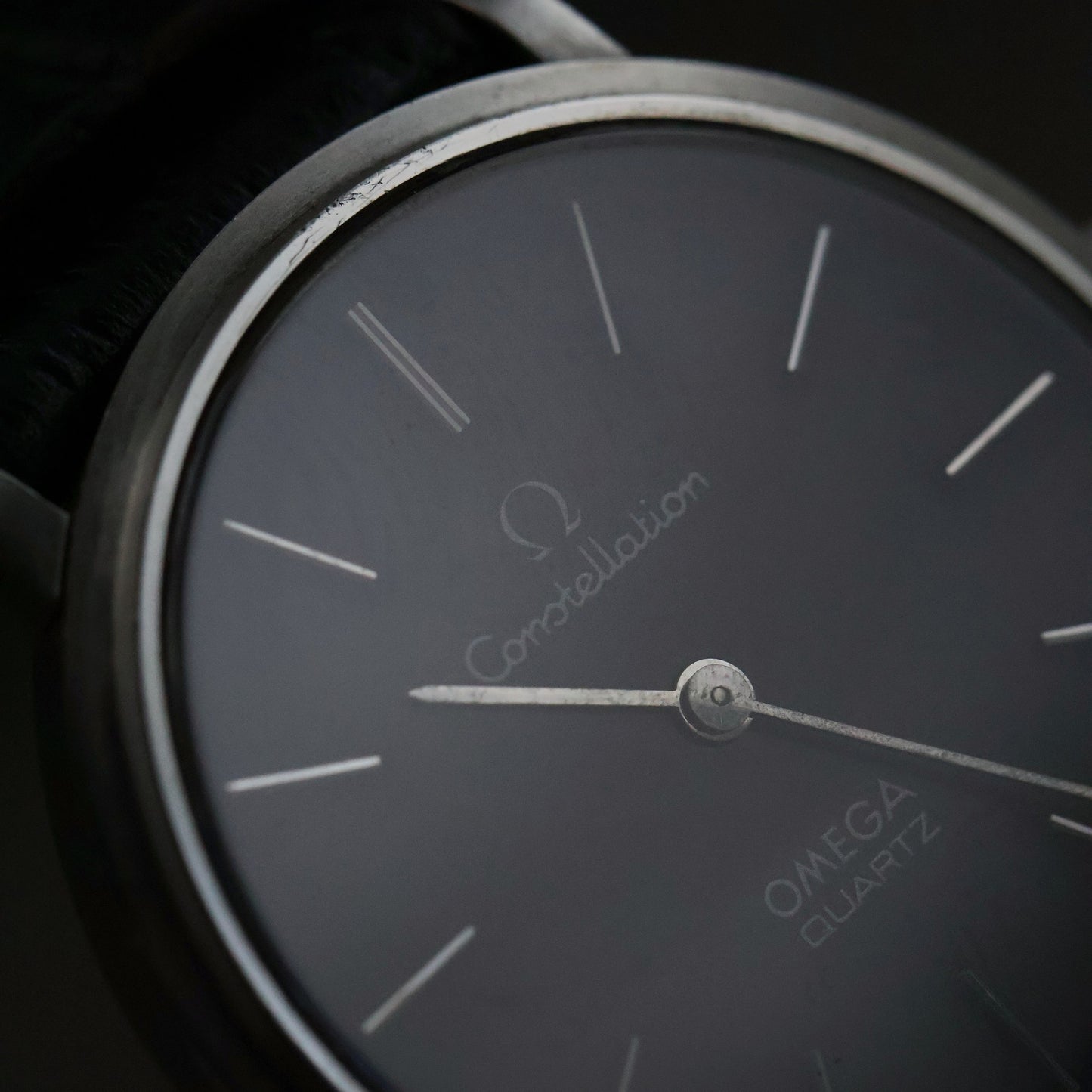 Omega Constellation Quartz - Rare Black Dial