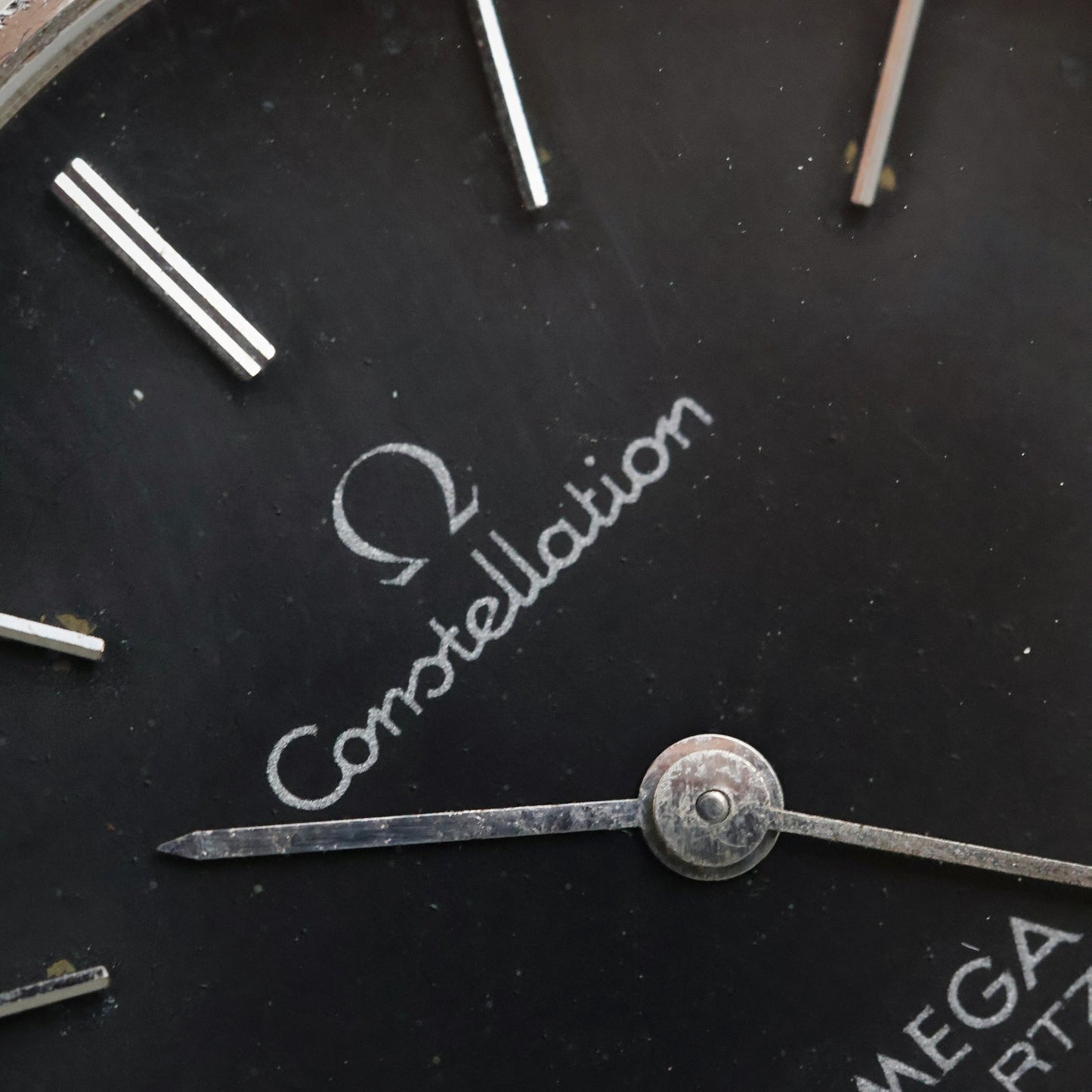 Omega Constellation Quartz - Rare Black Dial