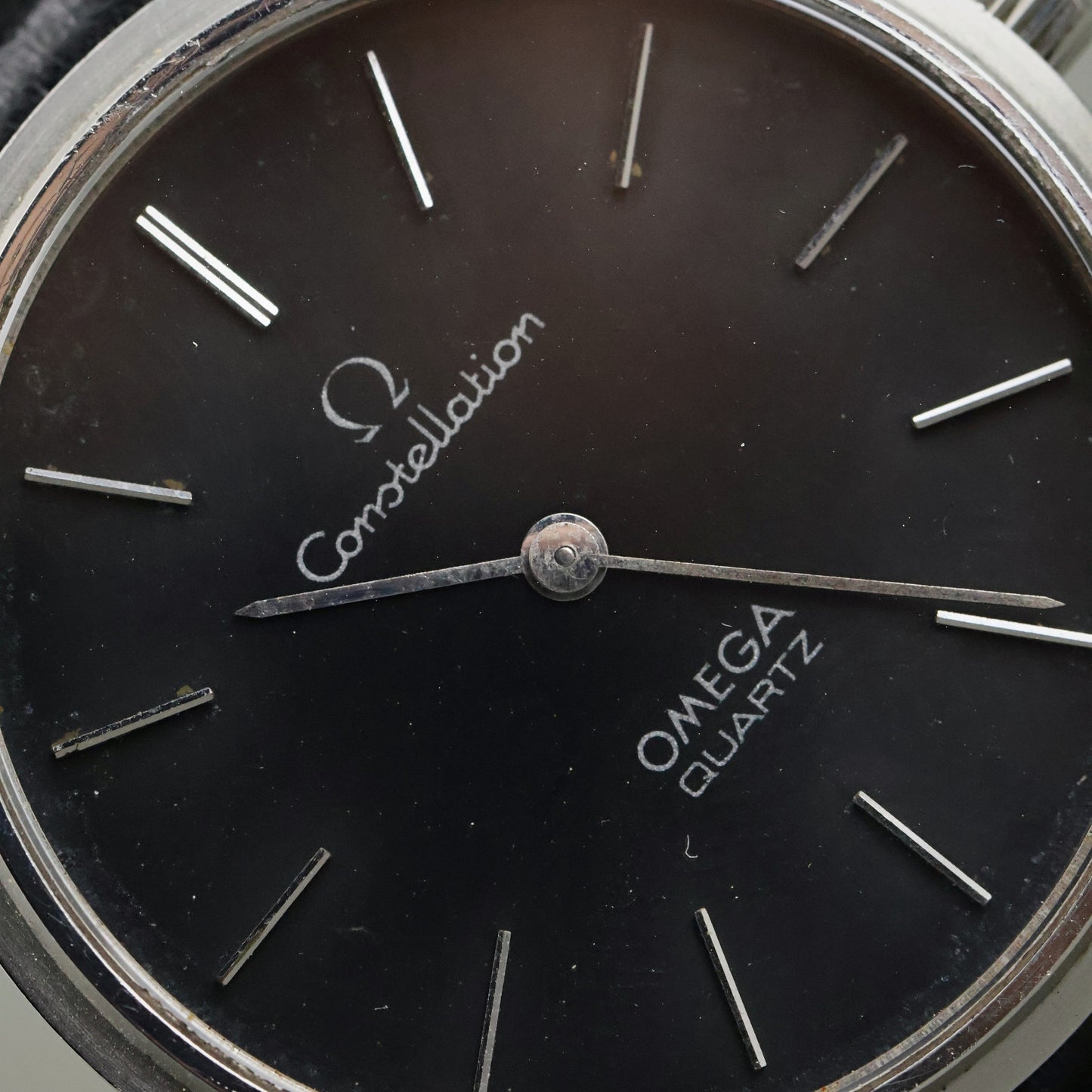 Omega Constellation Quartz - Rare Black Dial