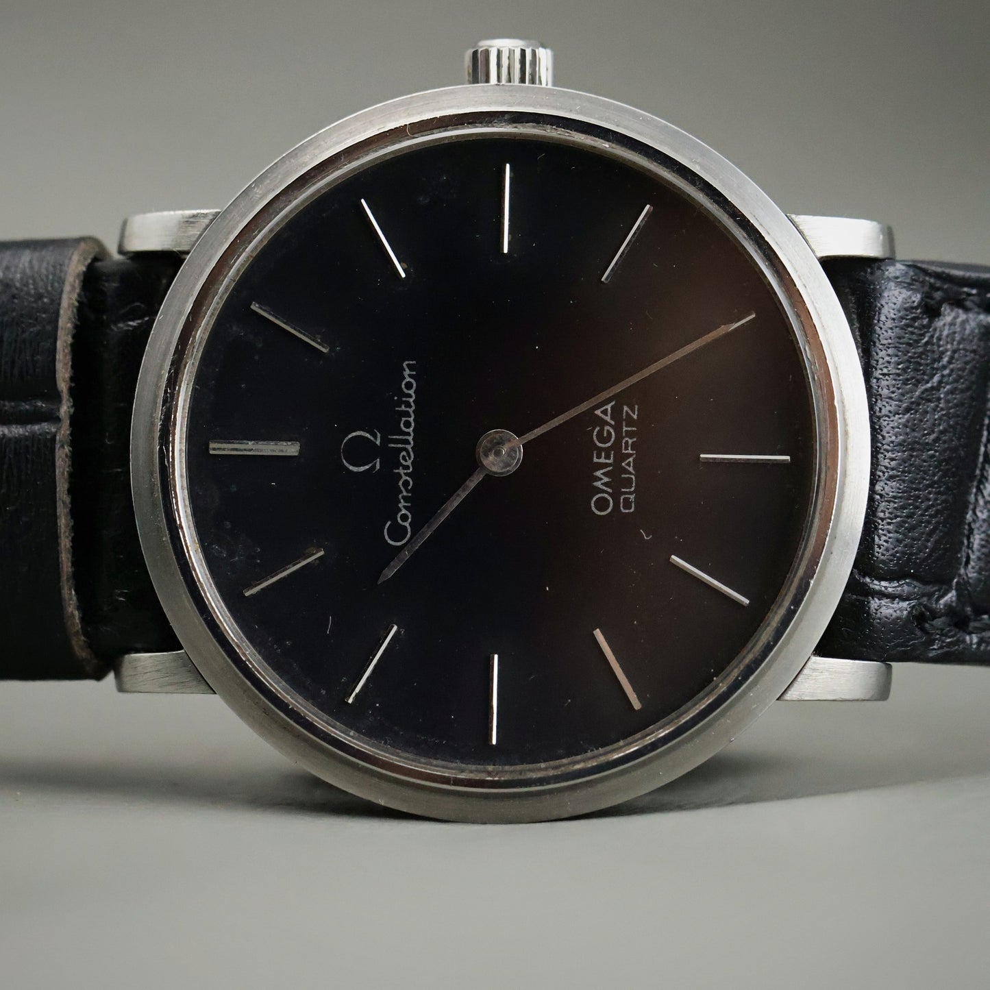 Omega Constellation Quartz - Rare Black Dial