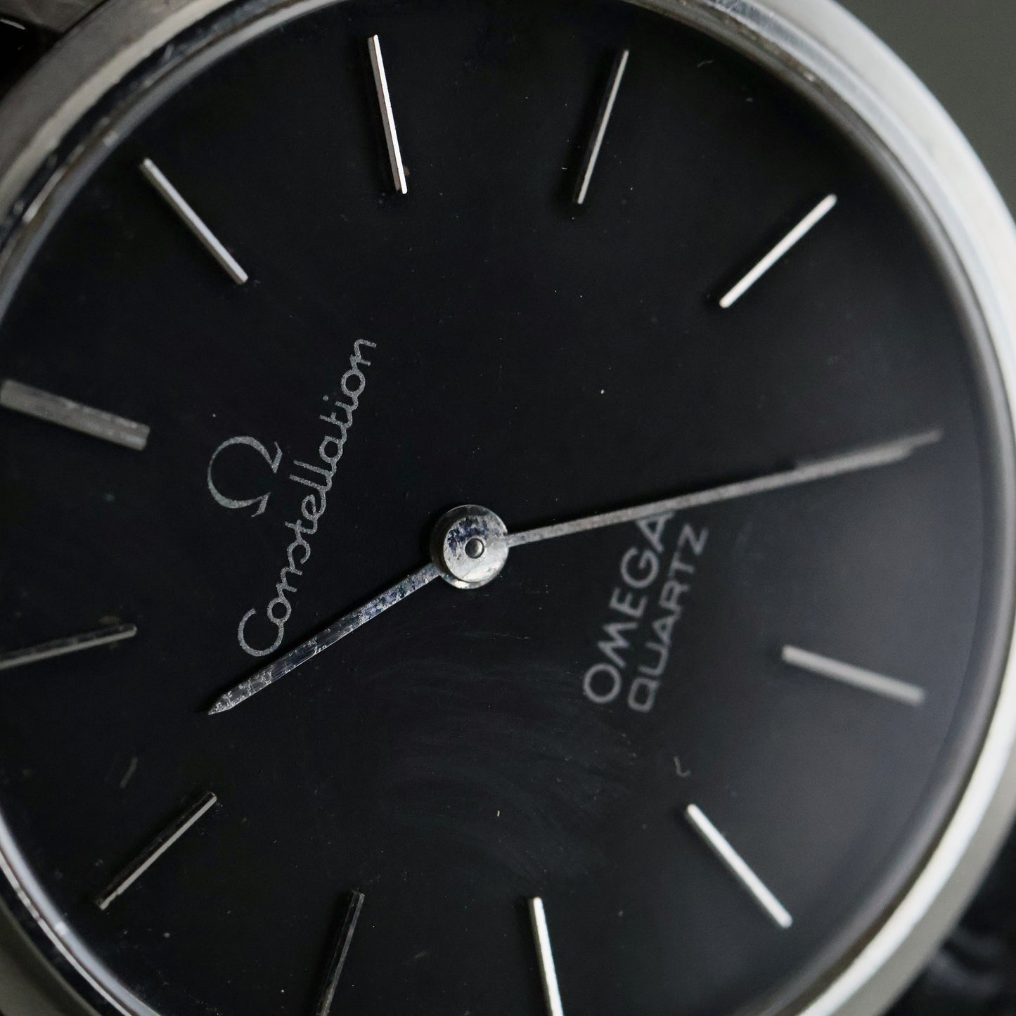 Omega Constellation Quartz - Rare Black Dial