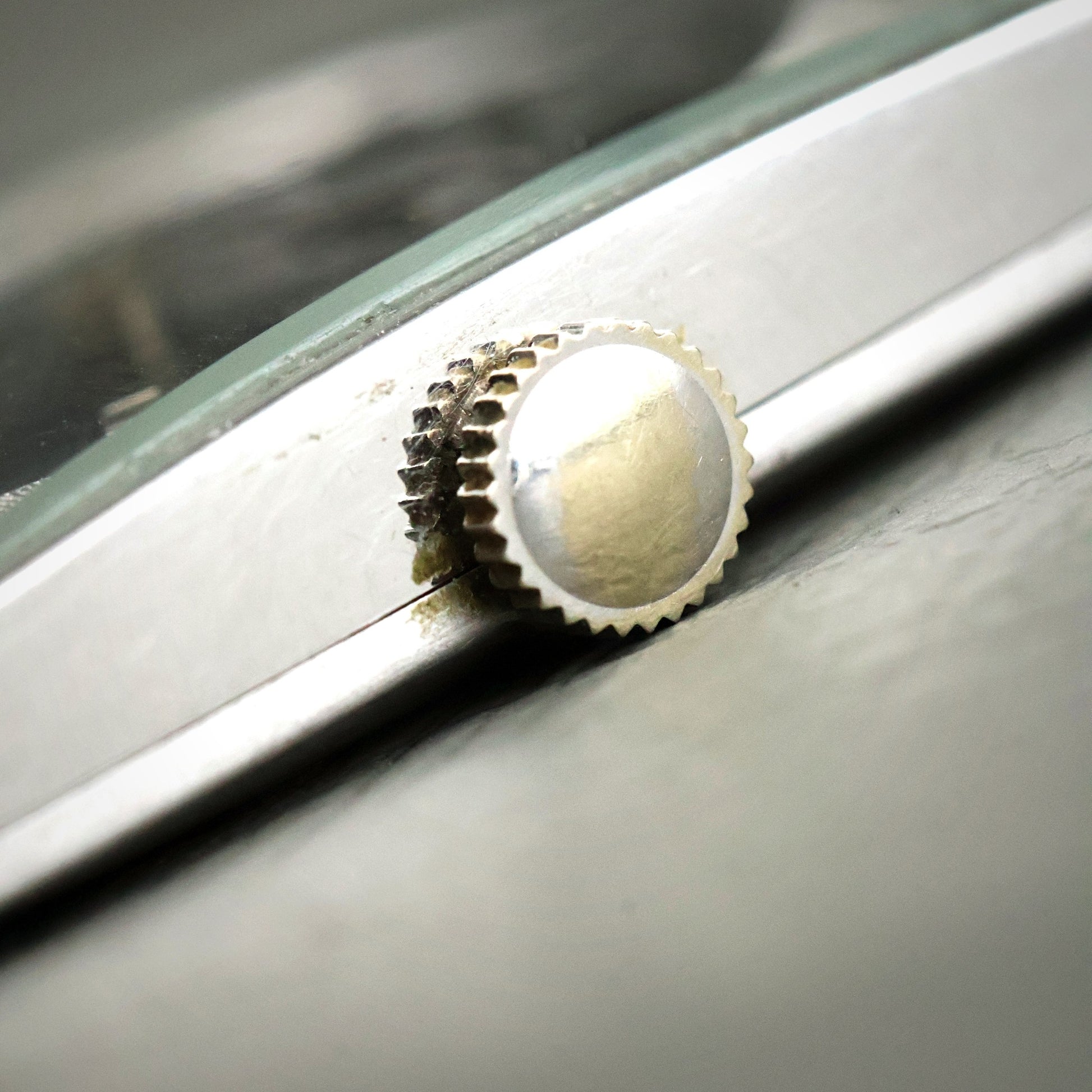 Longines Tank - 10K White Gold Filled, Black Dial