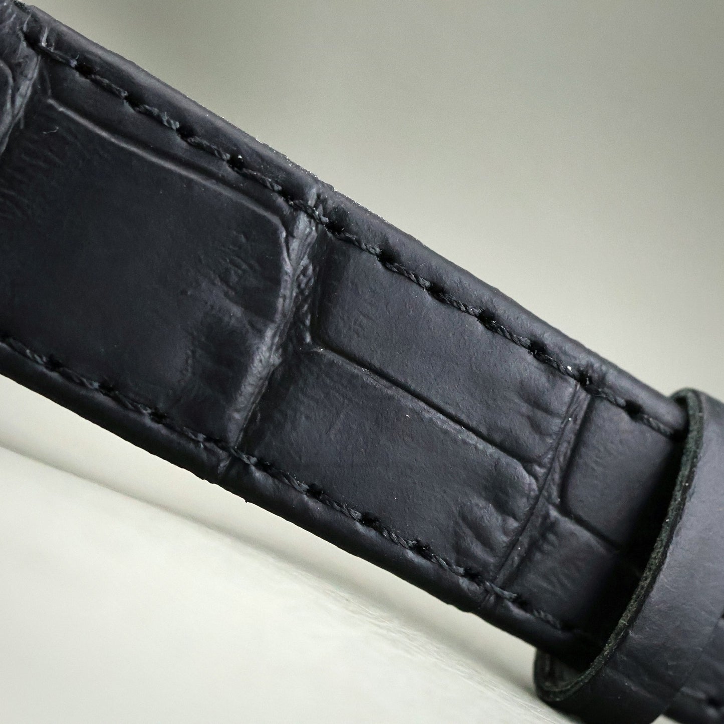 Longines Tank - 10K White Gold Filled, Black Dial