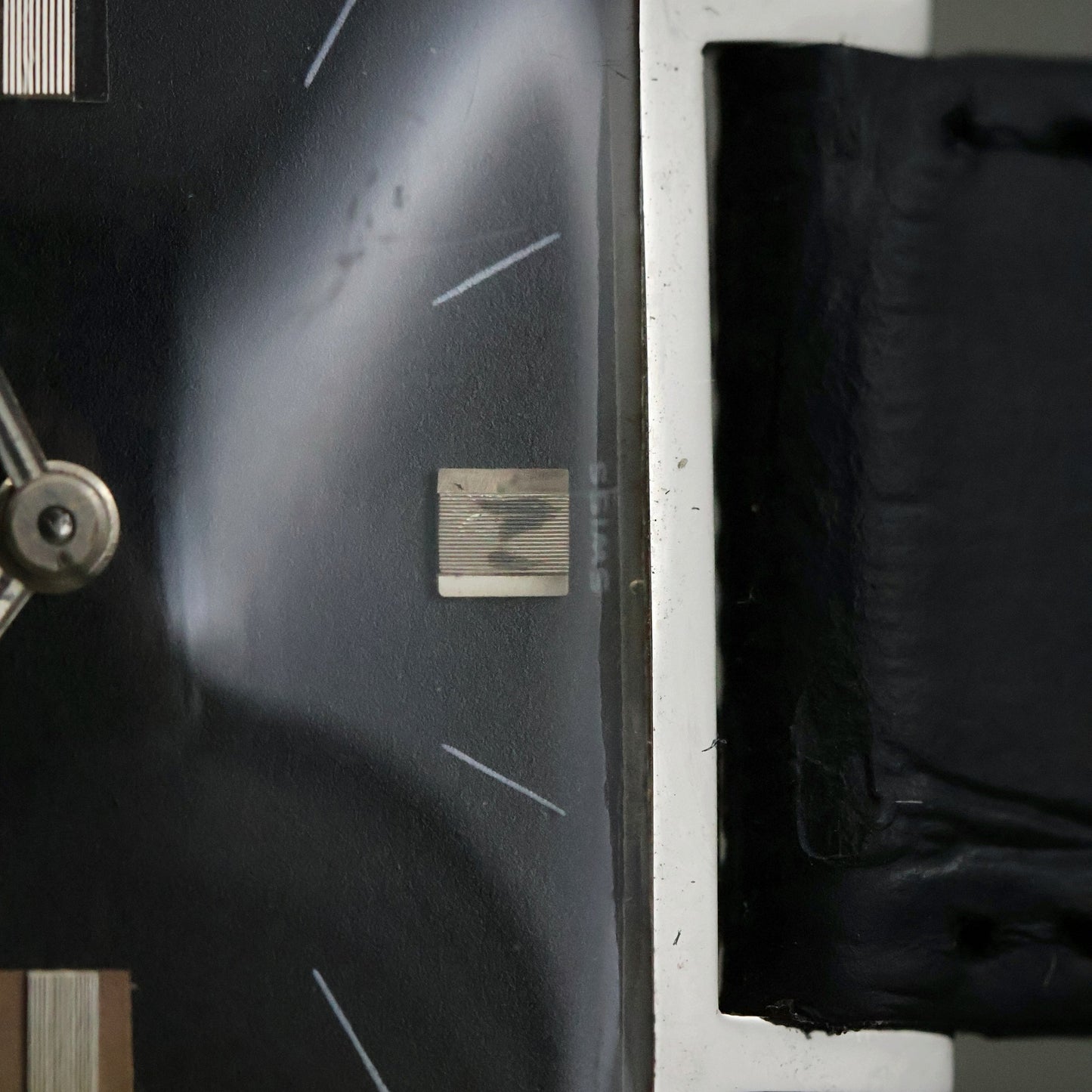 Ebel Square - Black Dial, Architectural Case