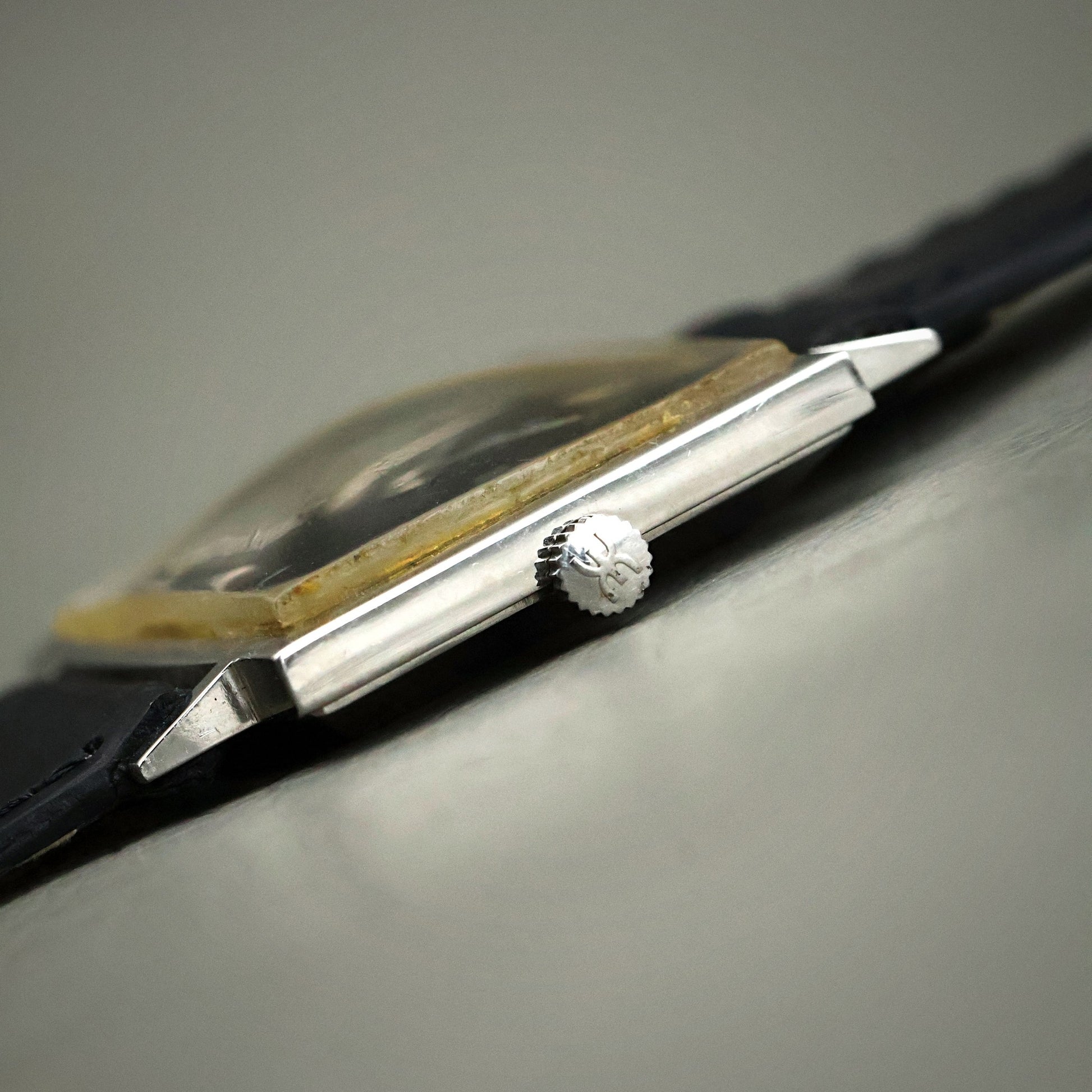 Ebel Square - Black Dial, Architectural Case