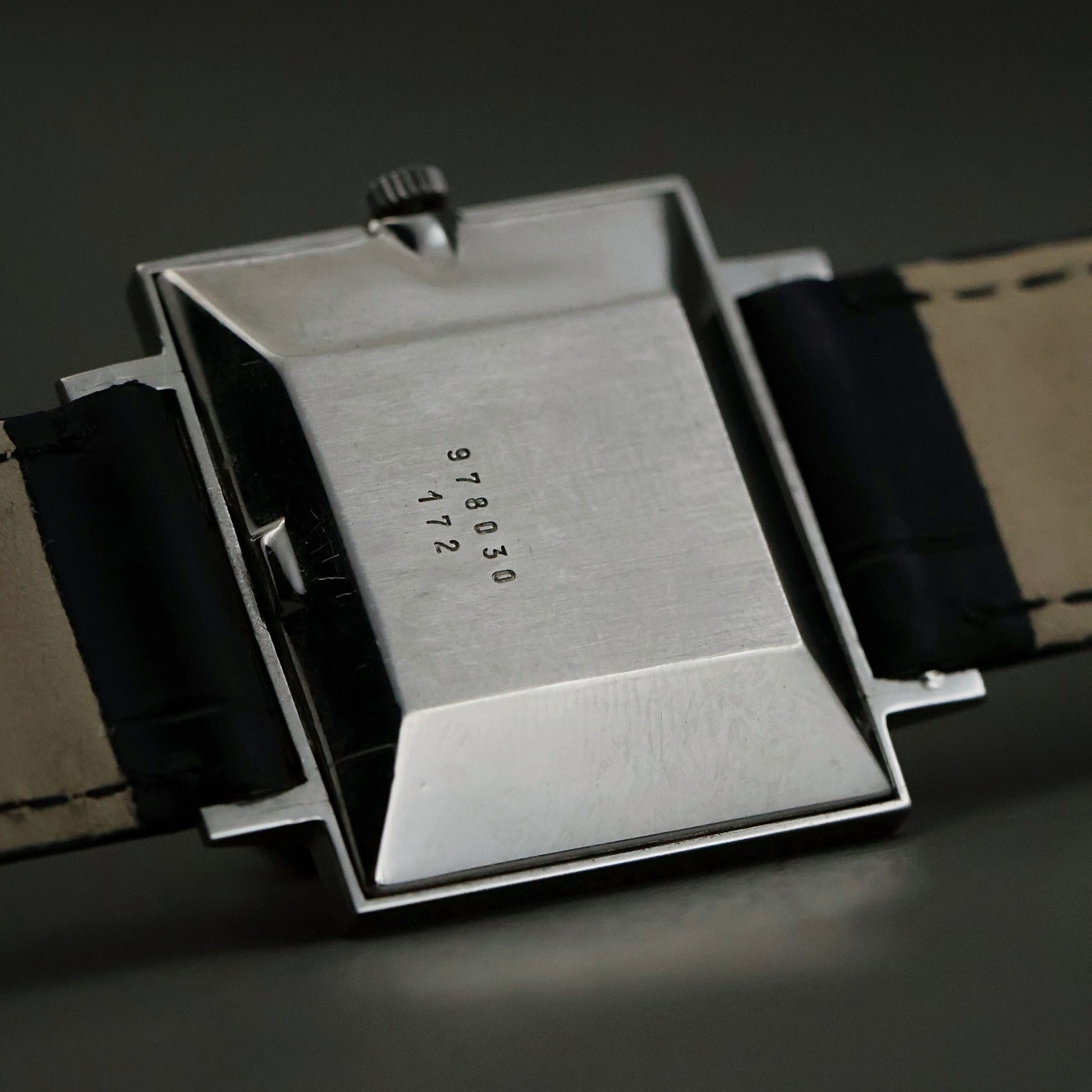 Ebel Square - Black Dial, Architectural Case