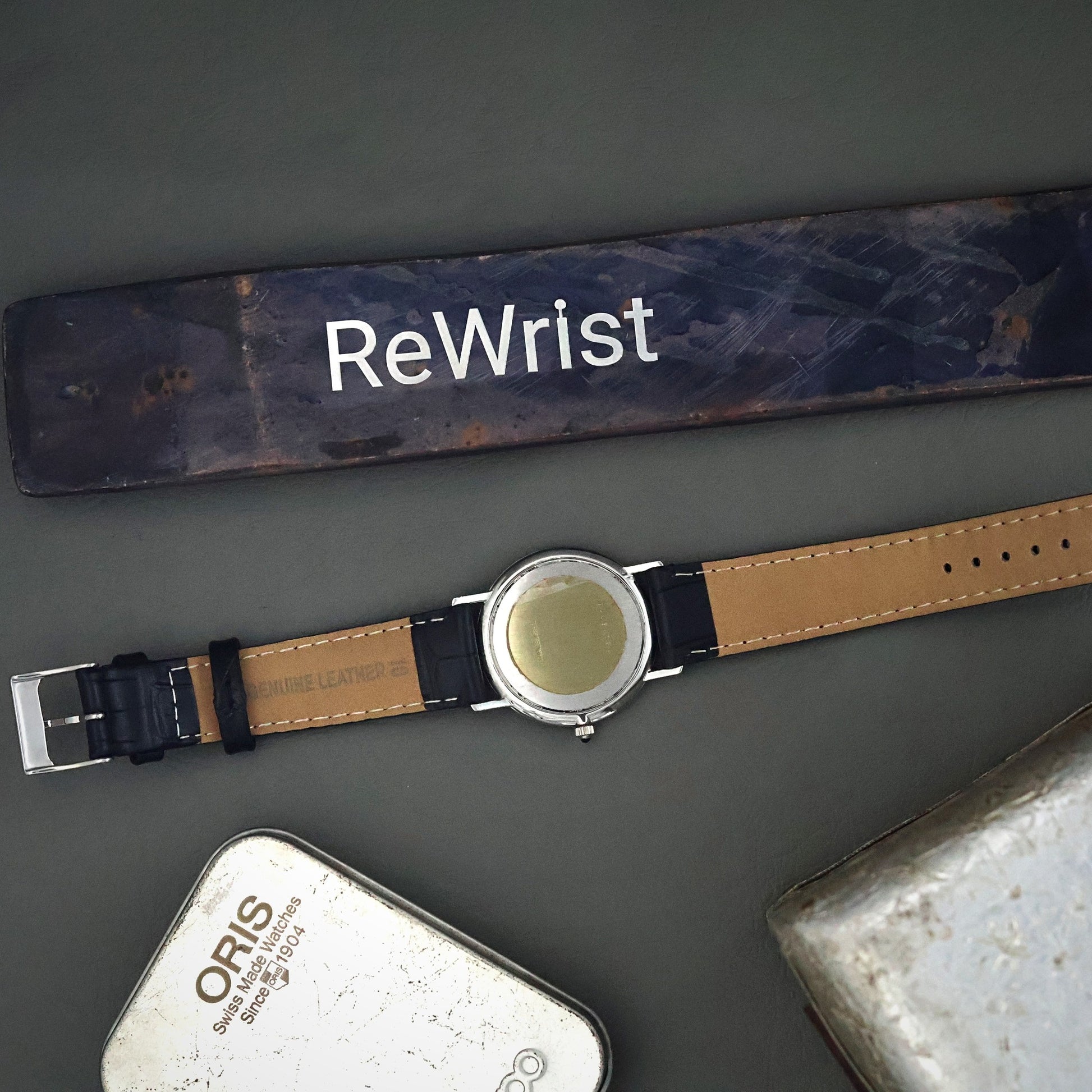 Longines Ultra-Thin Dress - NOS Silver Sunburst