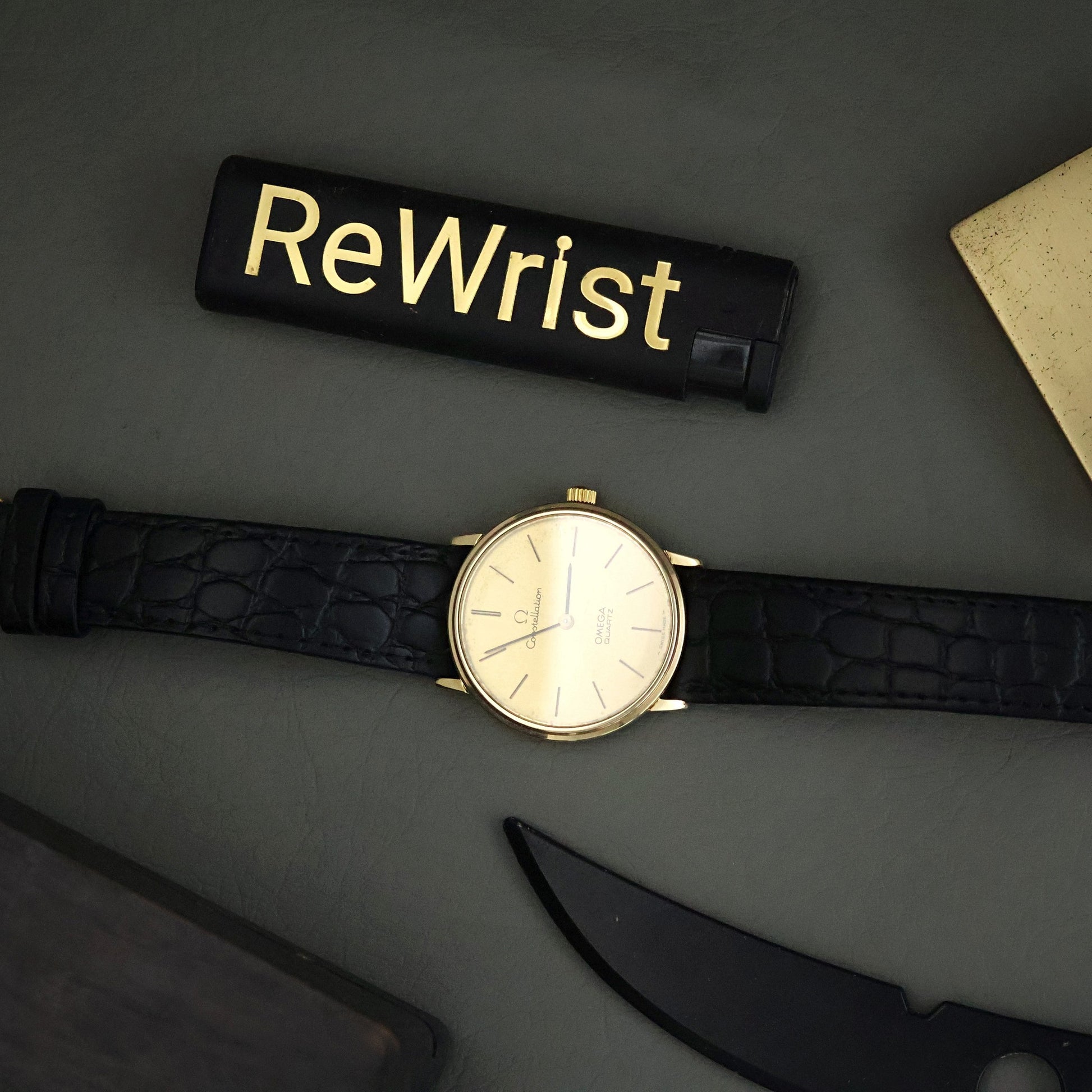 Omega Constellation Quartz - Gold, White Dial