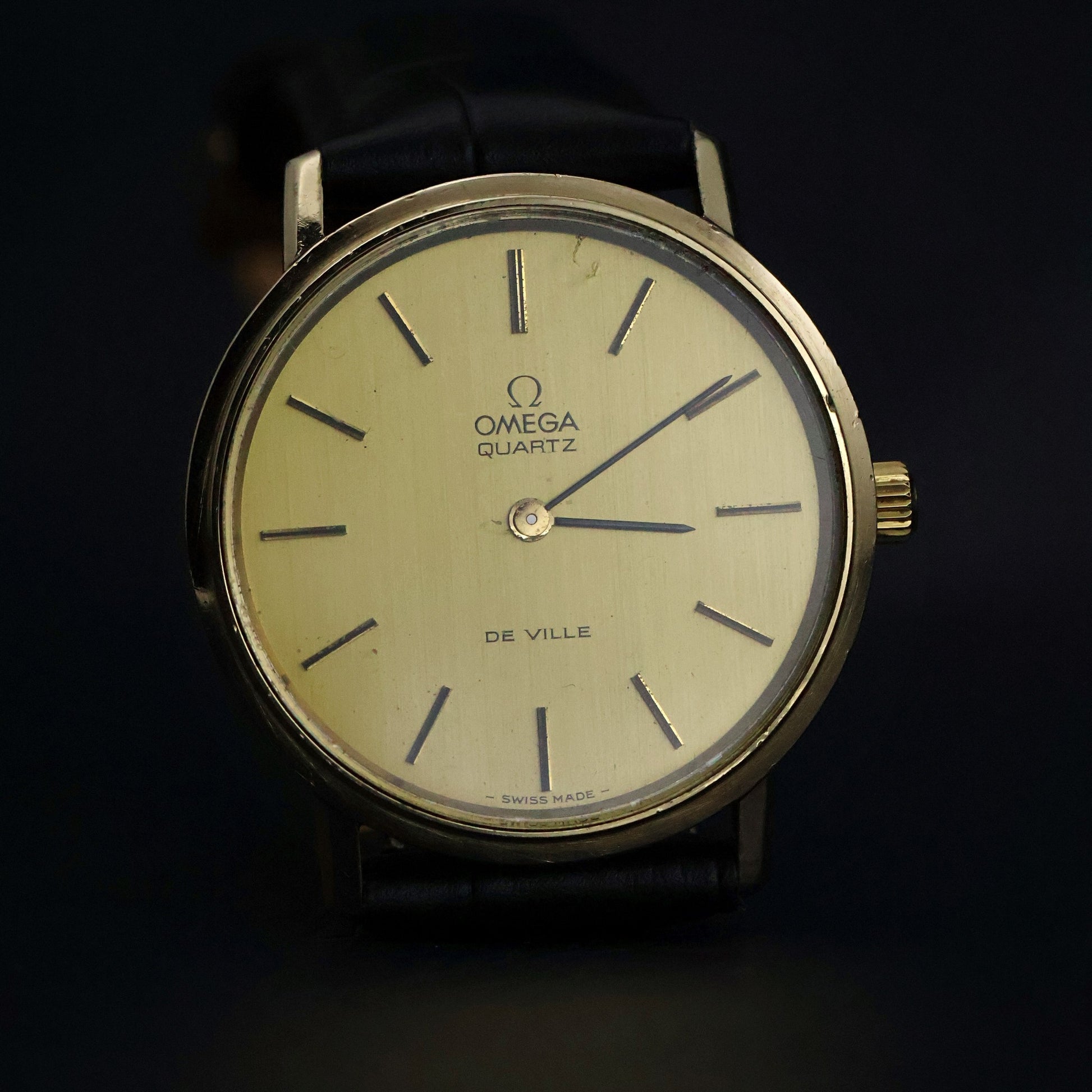 Omega De Ville Quartz - 10K Gold Filled Round