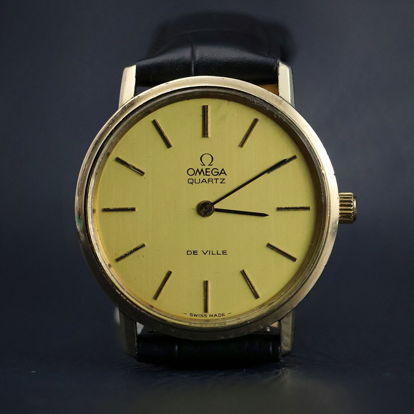 Omega De Ville Quartz - 10K Gold Filled Round