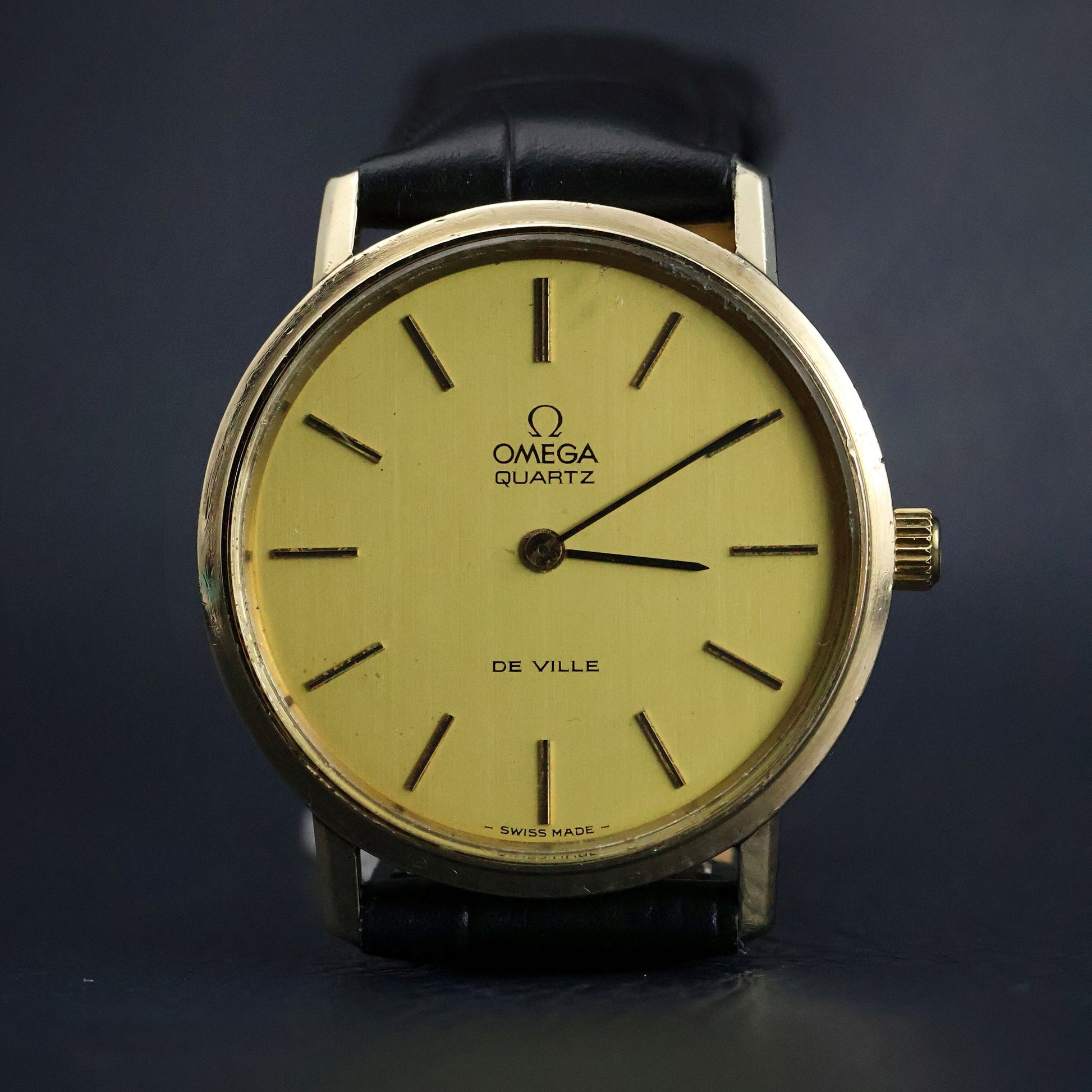 Omega De Ville Quartz - 10K Gold Filled Round