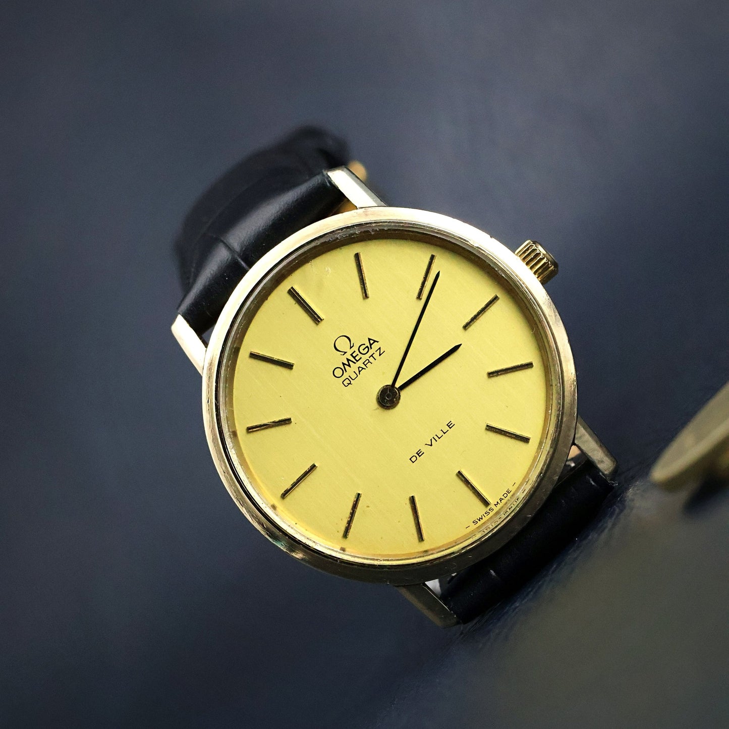 Omega De Ville Quartz - 10K Gold Filled Round