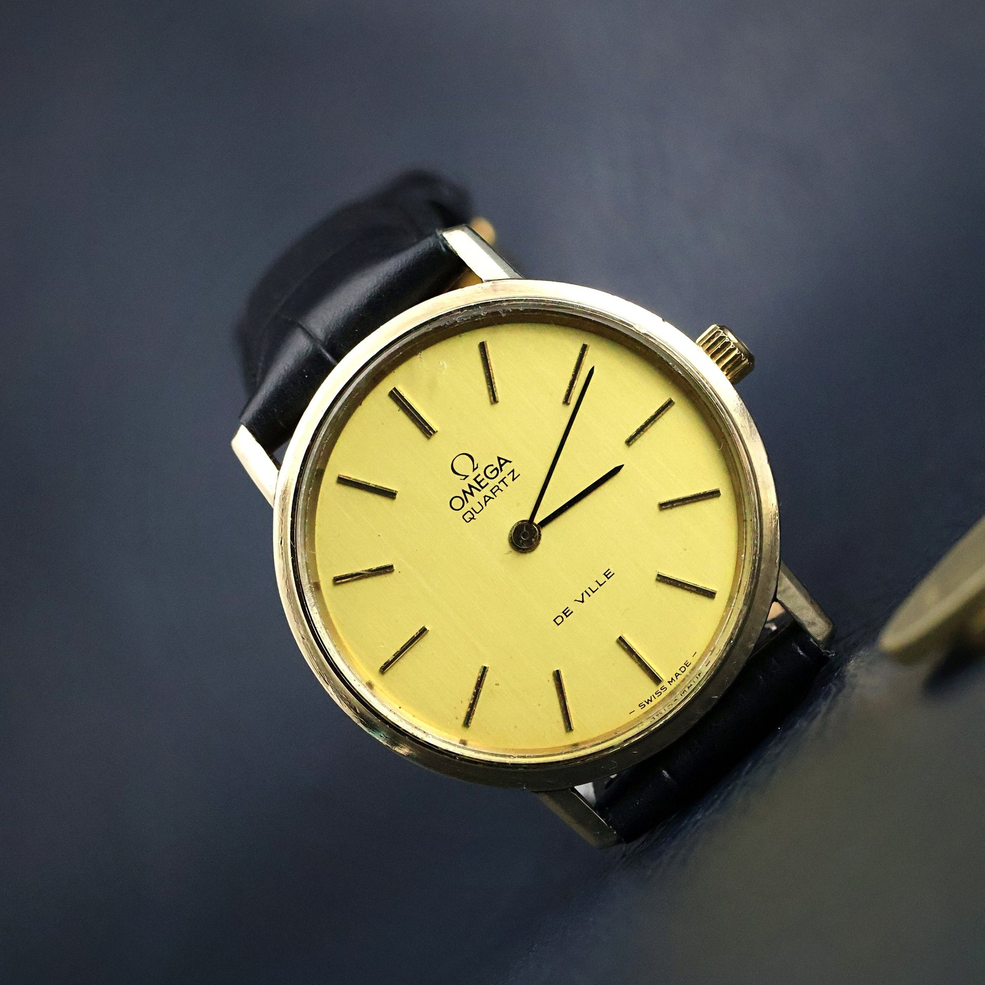 Omega De Ville Quartz - 10K Gold Filled Round