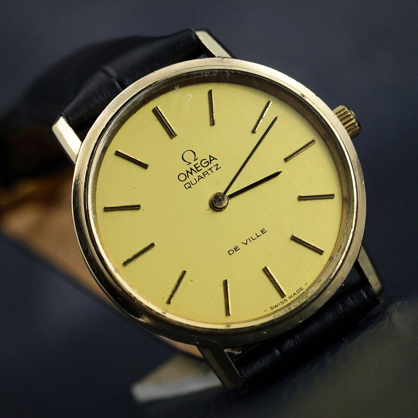 Omega De Ville Quartz - 10K Gold Filled Round
