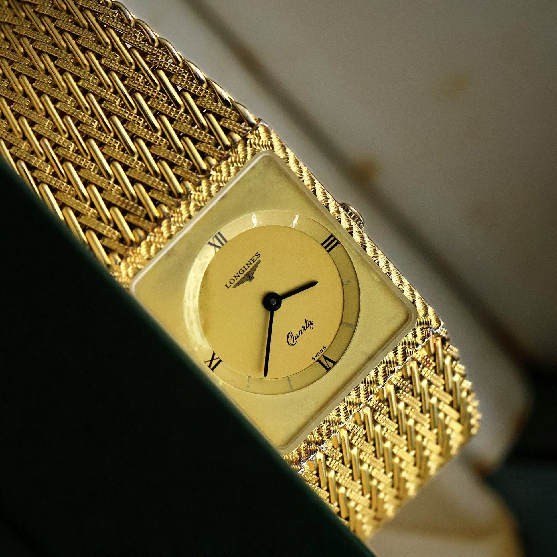 Longines Gold Mesh - Complete Set with Box & Papers