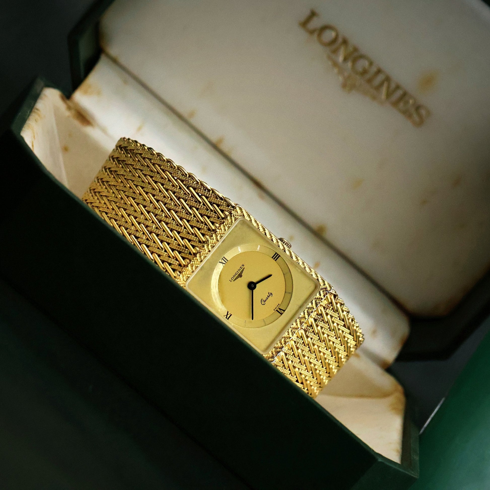Longines Gold Mesh - Complete Set with Box & Papers