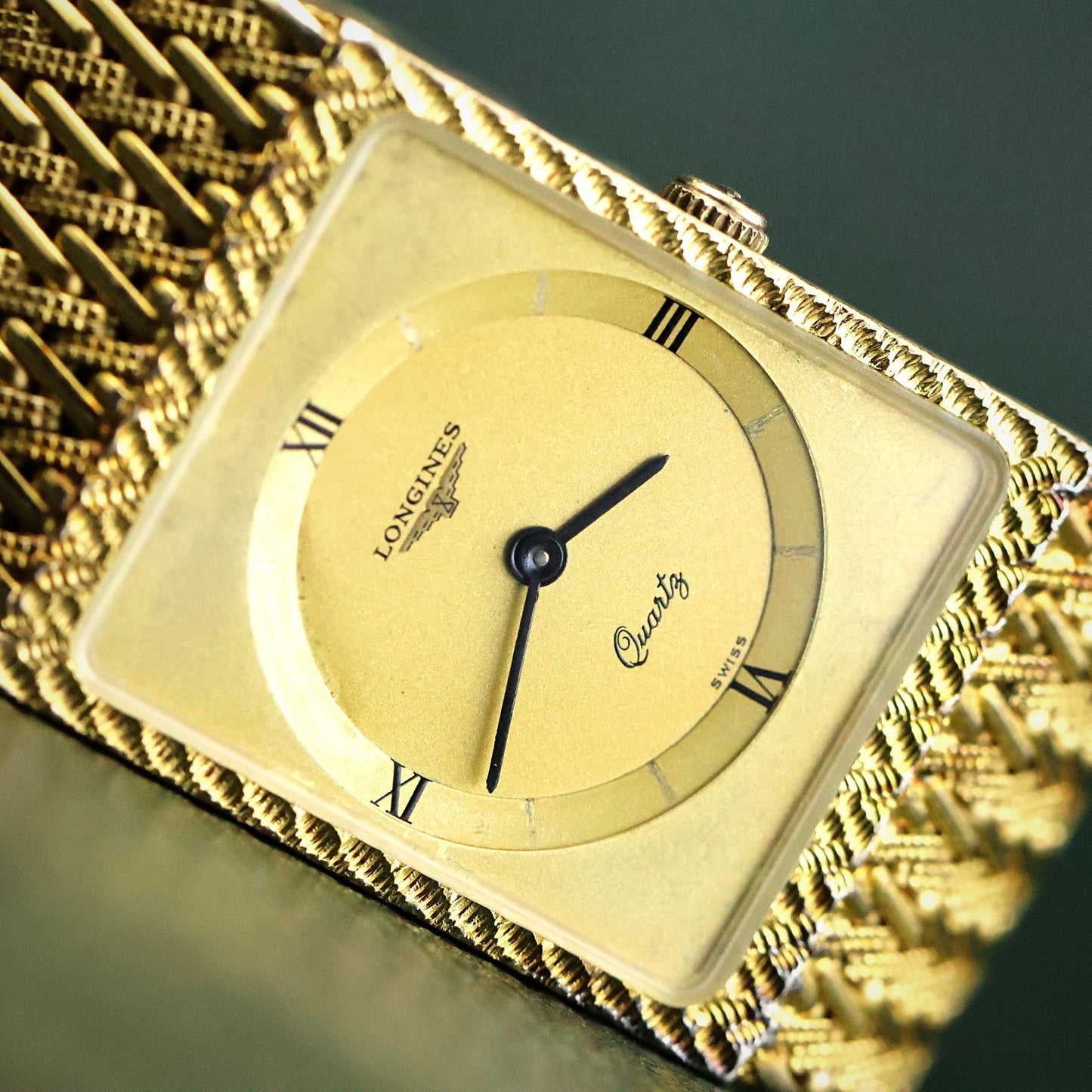 Longines Gold Mesh - Complete Set with Box & Papers