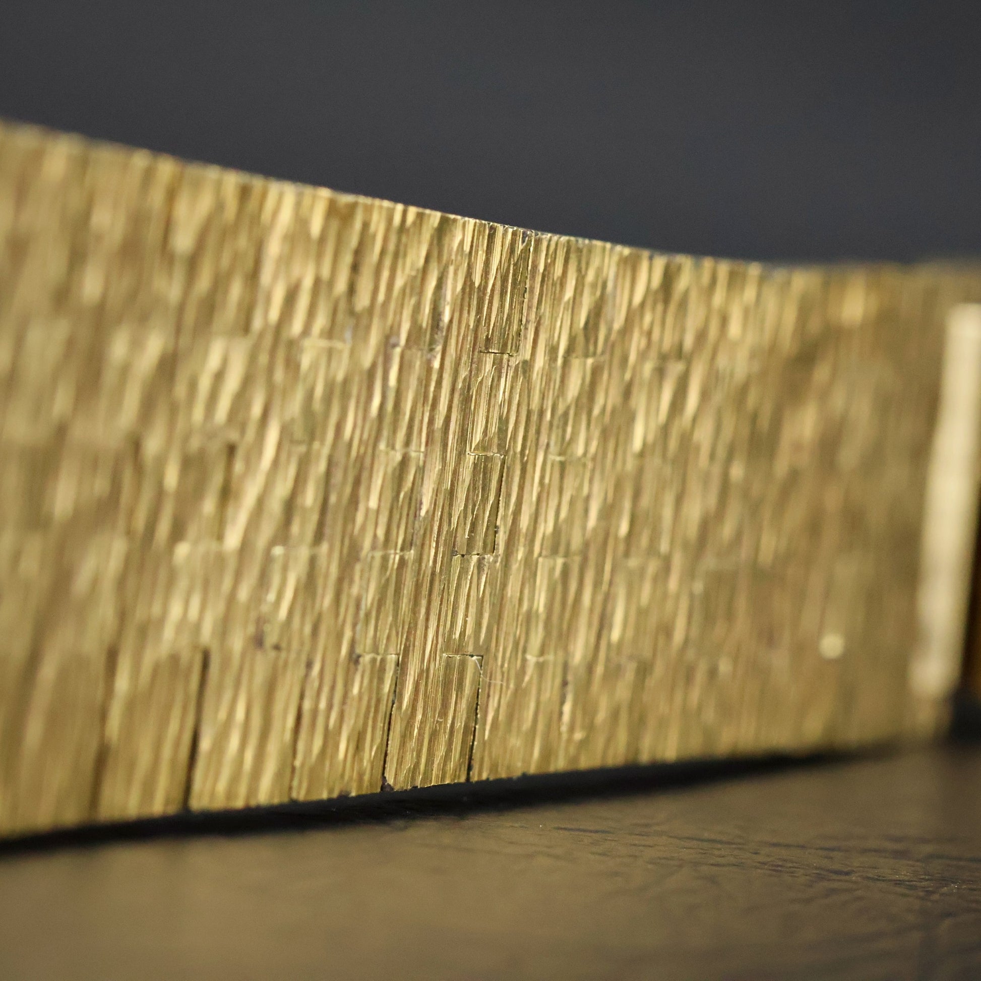Omega Gold Dress Watch | Square Case | Gold Mesh Bracelet