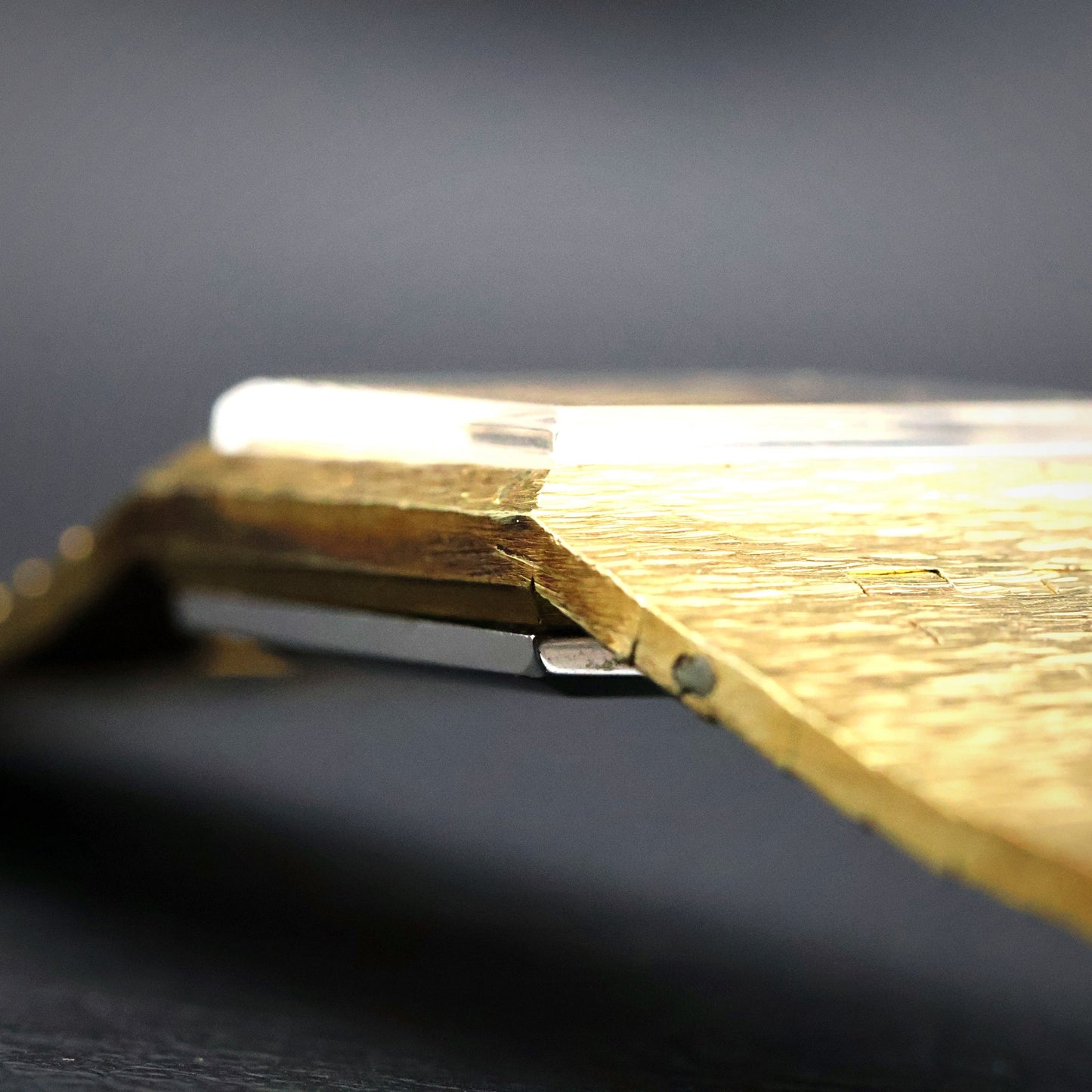 Omega Gold Dress Watch | Square Case | Gold Mesh Bracelet