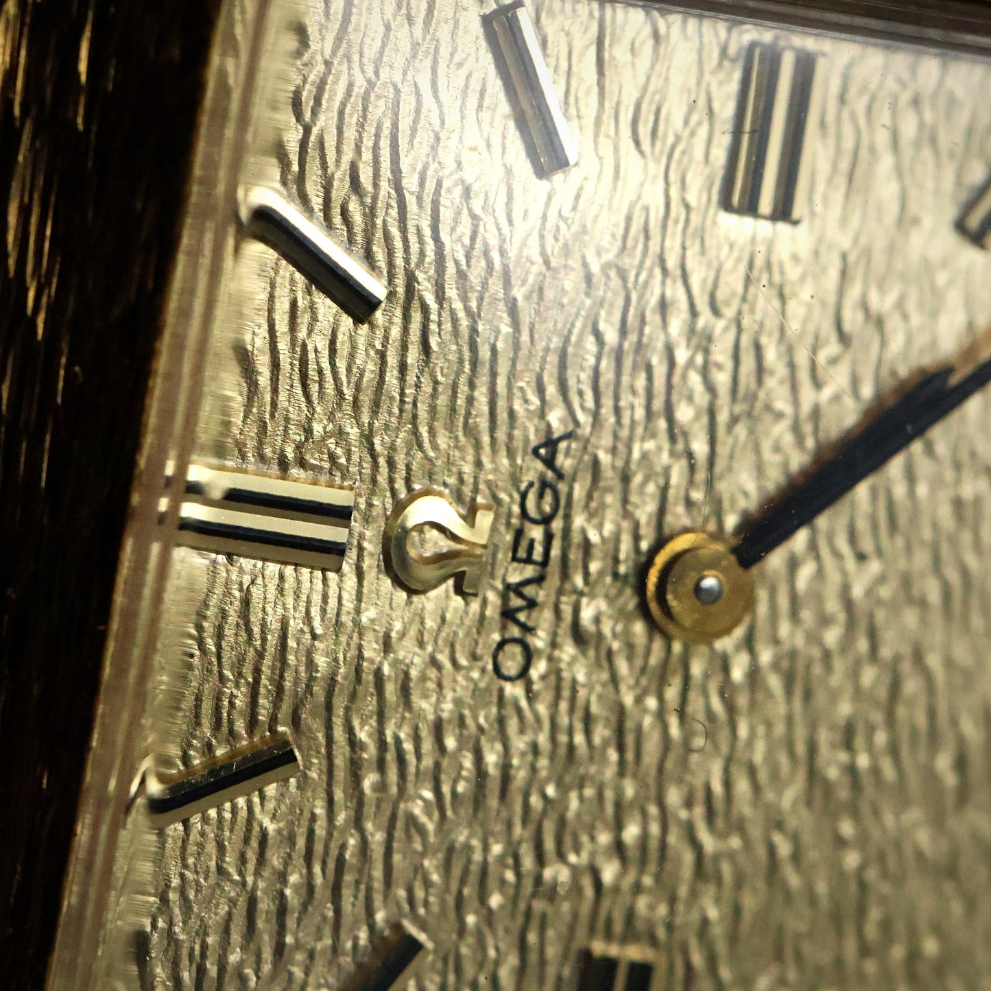 Omega Gold Dress Watch | Square Case | Gold Mesh Bracelet
