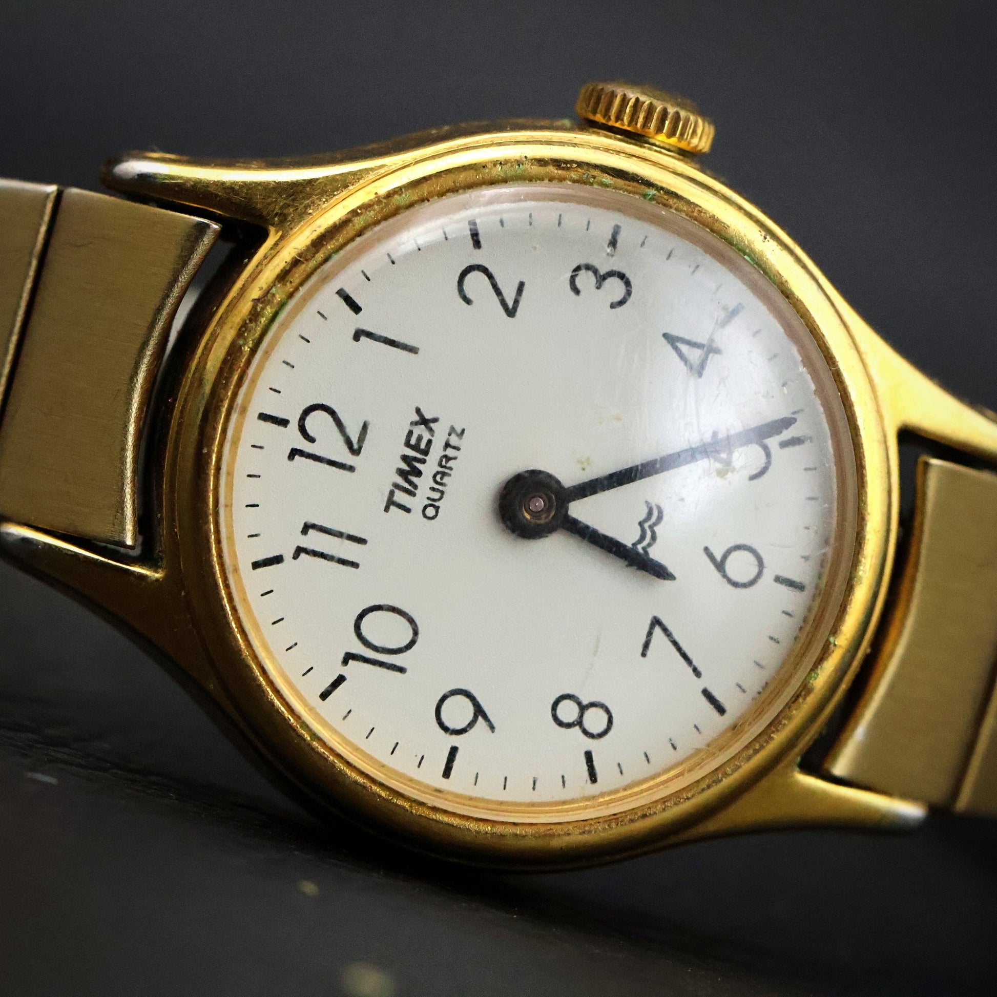 Timex Ladies Dress Quartz | Gold Tone | Full Arabic Dial