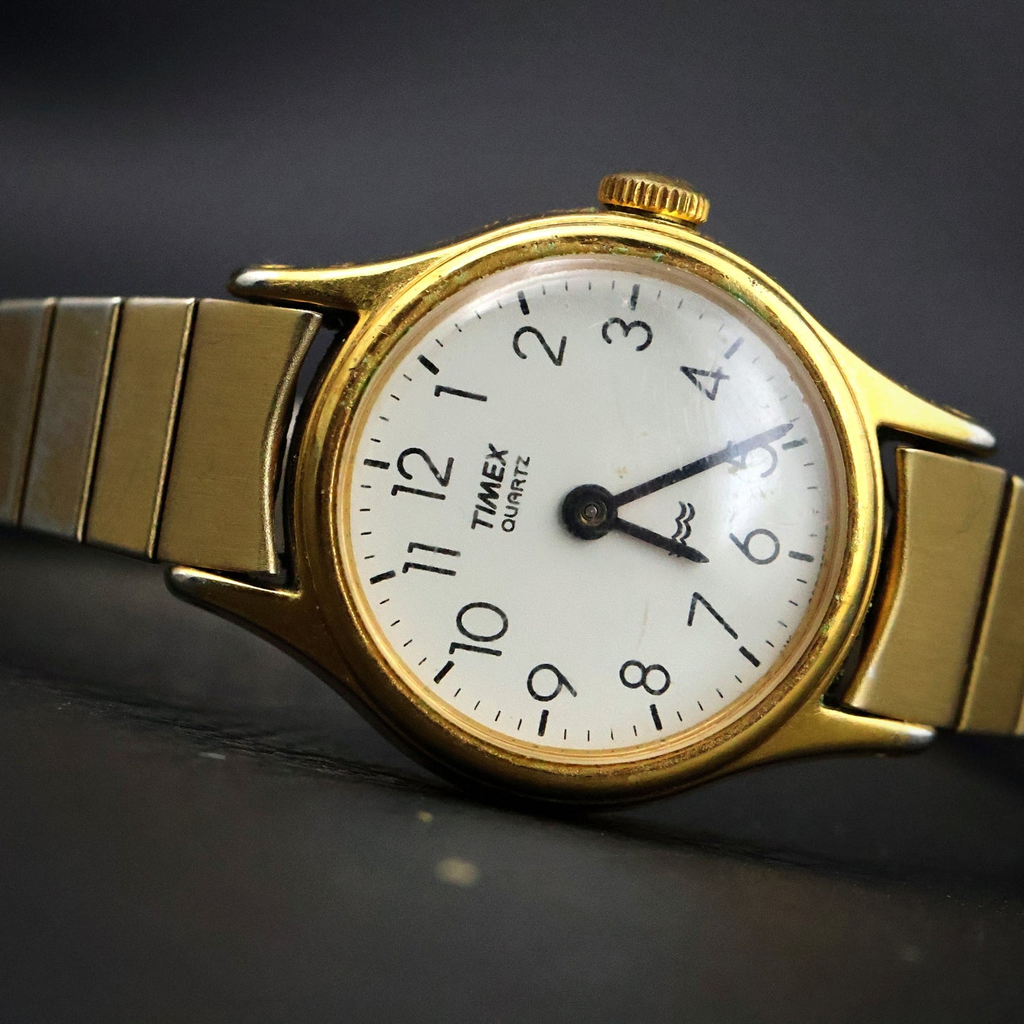 Timex Ladies Dress Quartz | Gold Tone | Full Arabic Dial