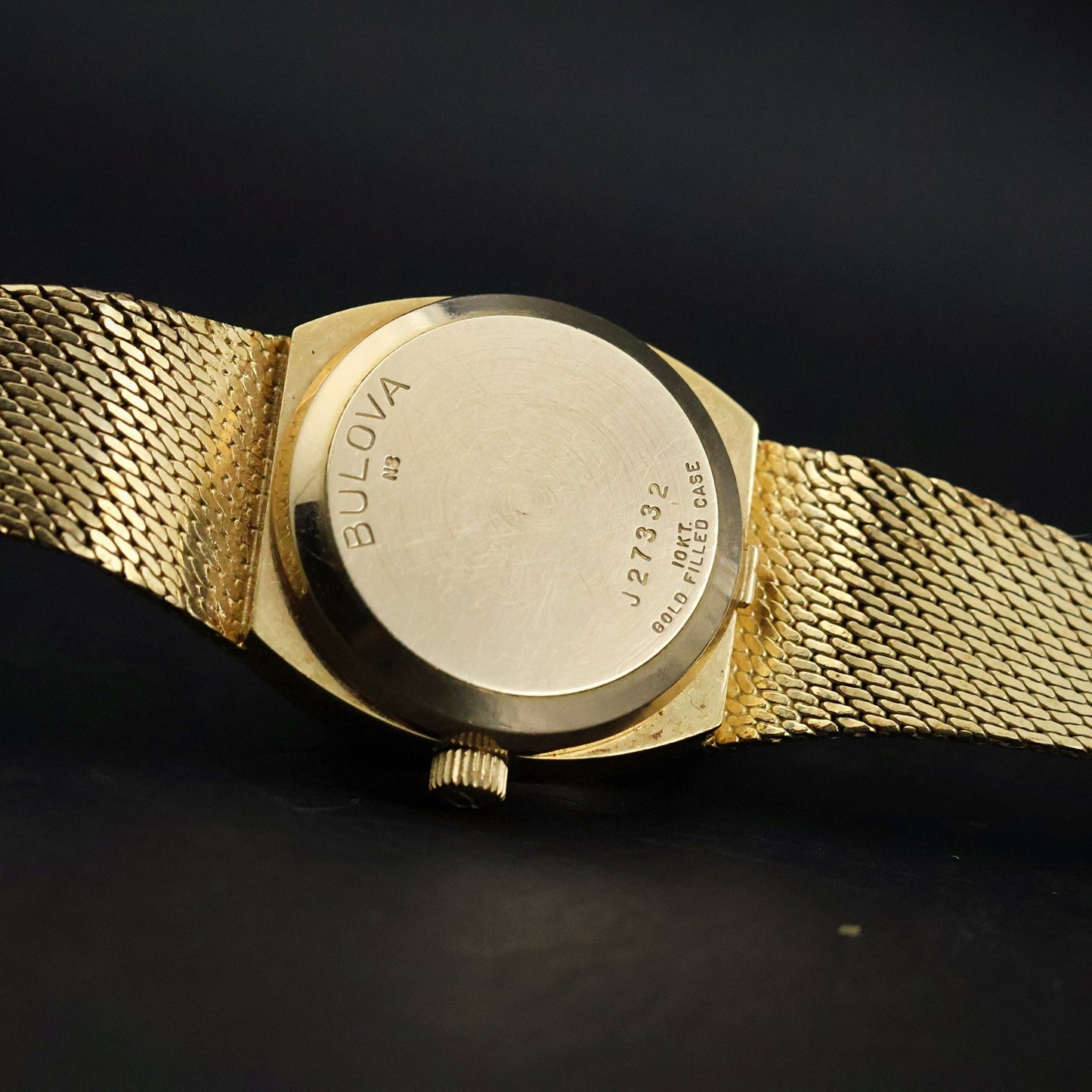 Bulova Accuquartz | Gold Tonneau | White Dial with Date